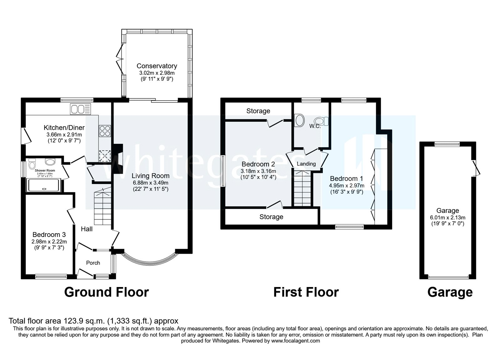 64, Delamere Road, Cheshire floorplan