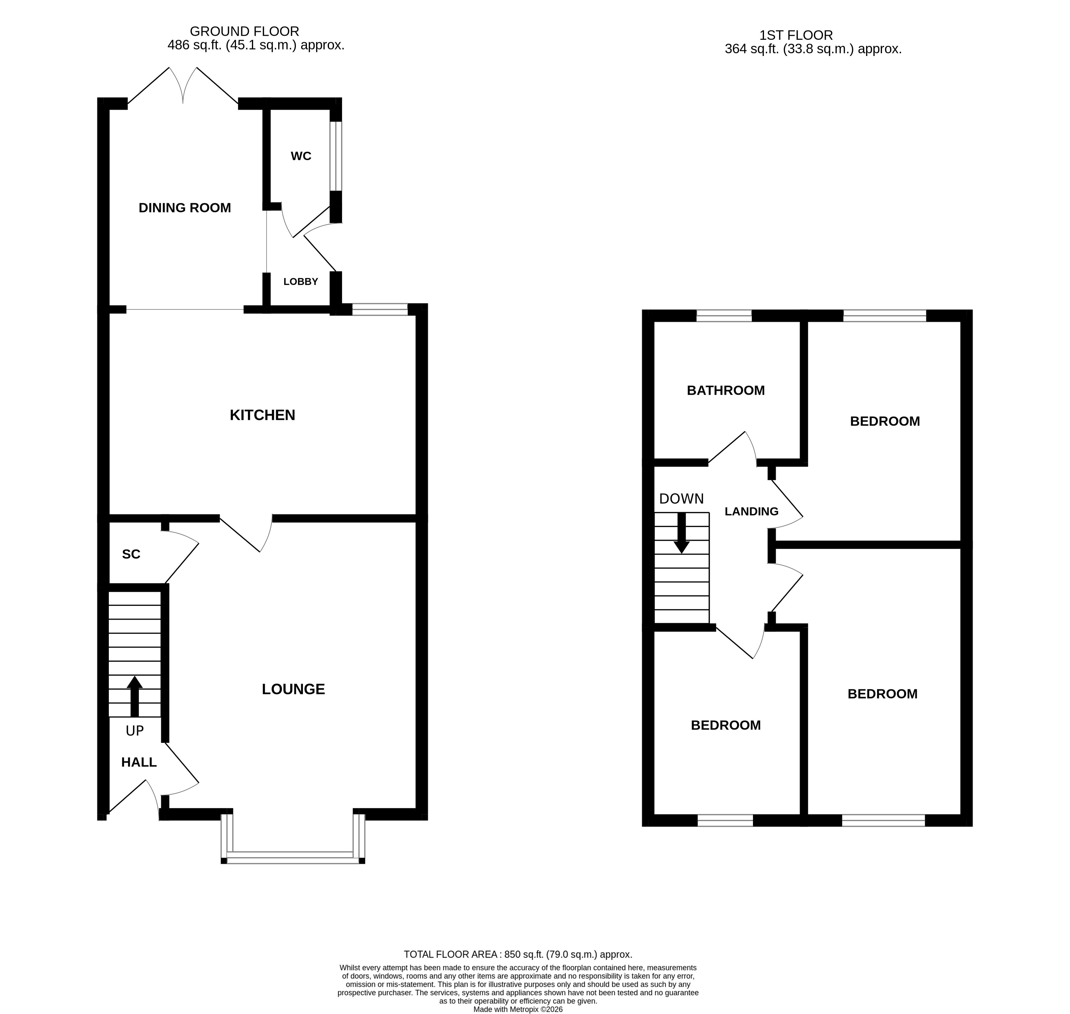 Queensway, Biggleswade floorplan