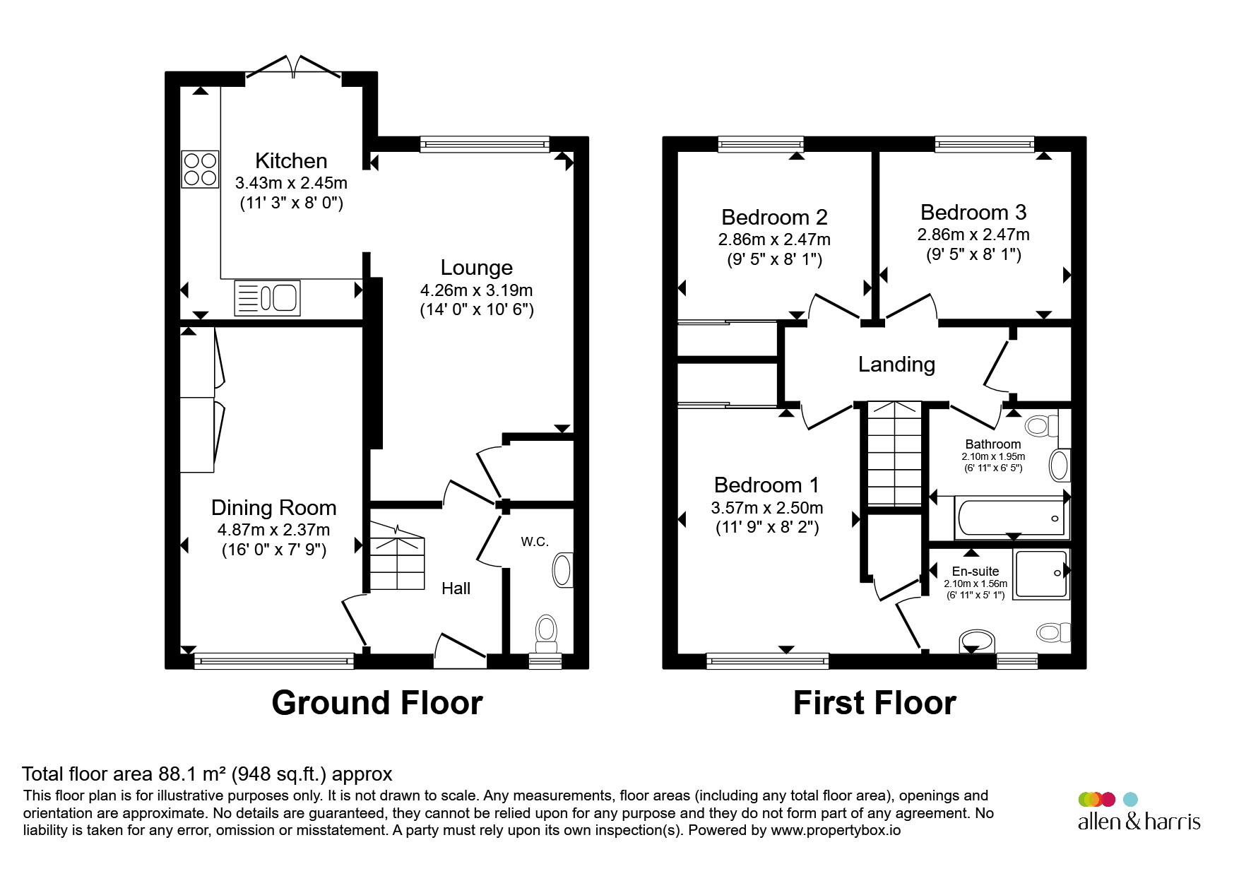 15, Craiglockhart Street, Glasgow floorplan