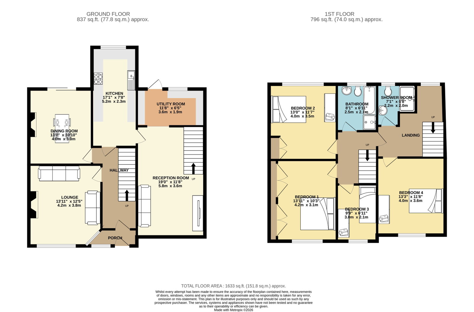 65, Lynwood Avenue, Plymouth floorplan