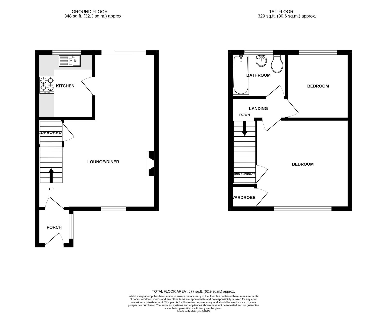 4, Yew Tree Close, Exmouth floorplan