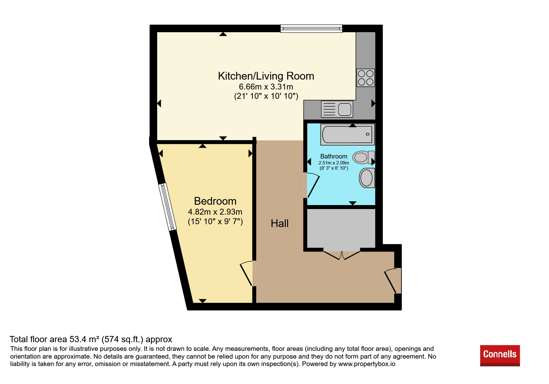 Apartment 57, 33, Essex Street, Birmingham floorplan