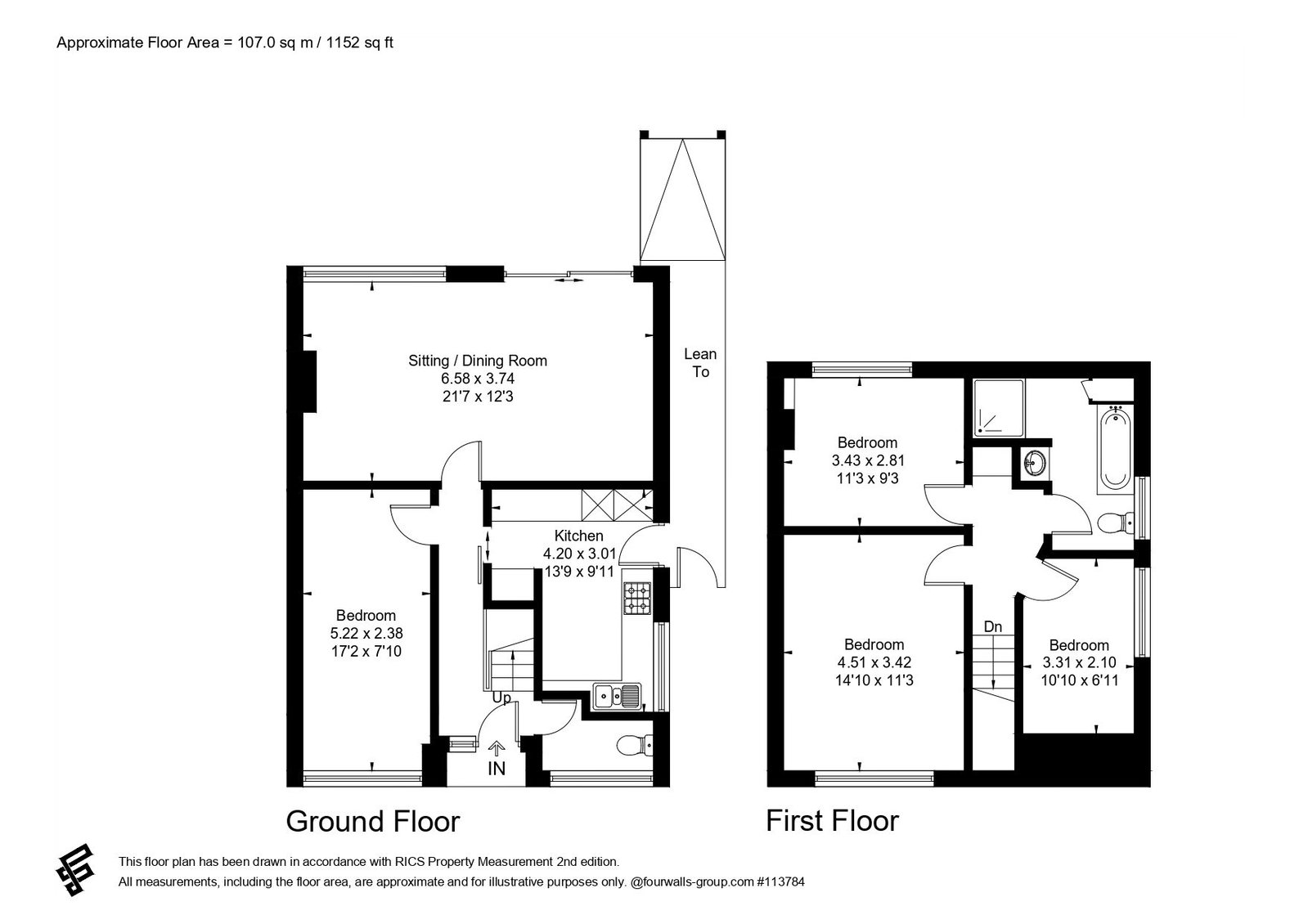 6, Stockton Close, Cheltenham floorplan