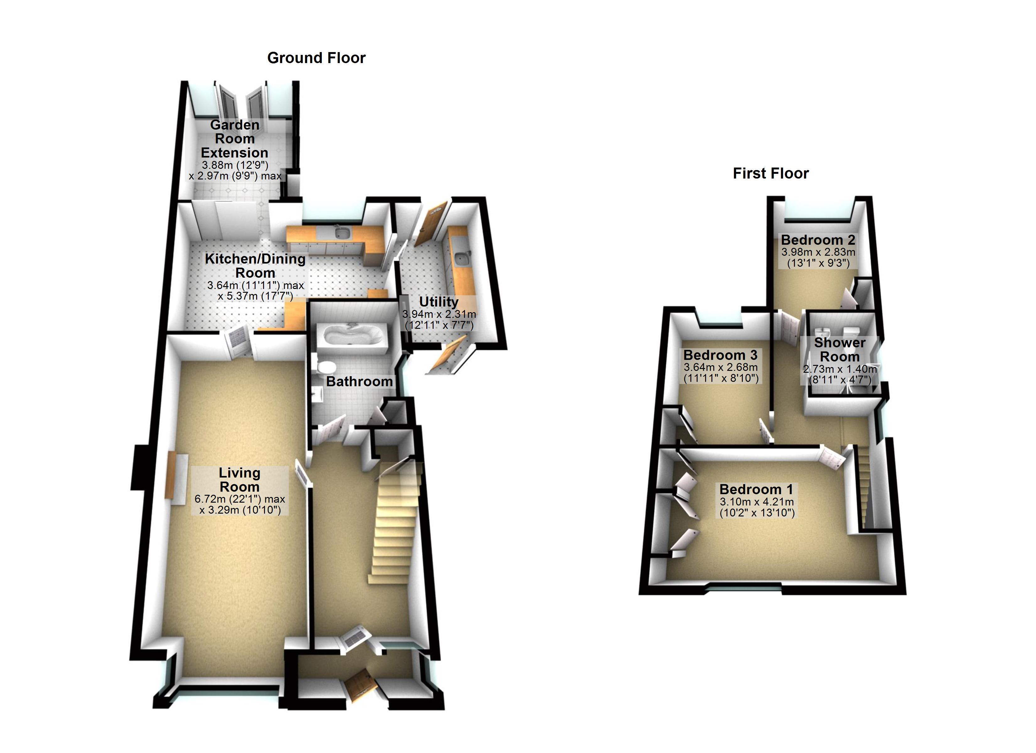 3 Bedrooms Semi-detached house for sale in Oriel Close, Great Cornard, Sudbury CO10