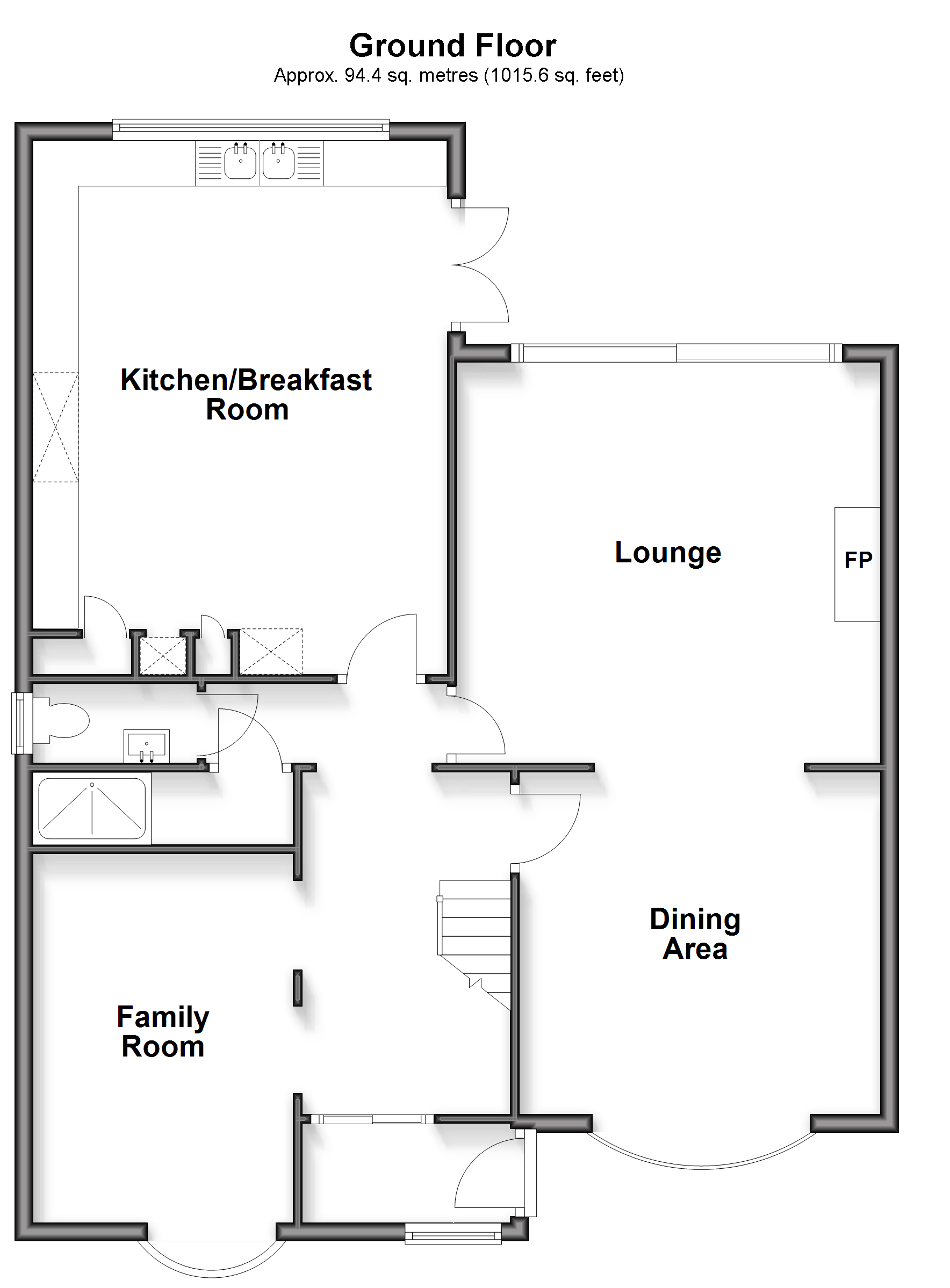 The Archways, Avey Lane, Waltham Abbey floorplan