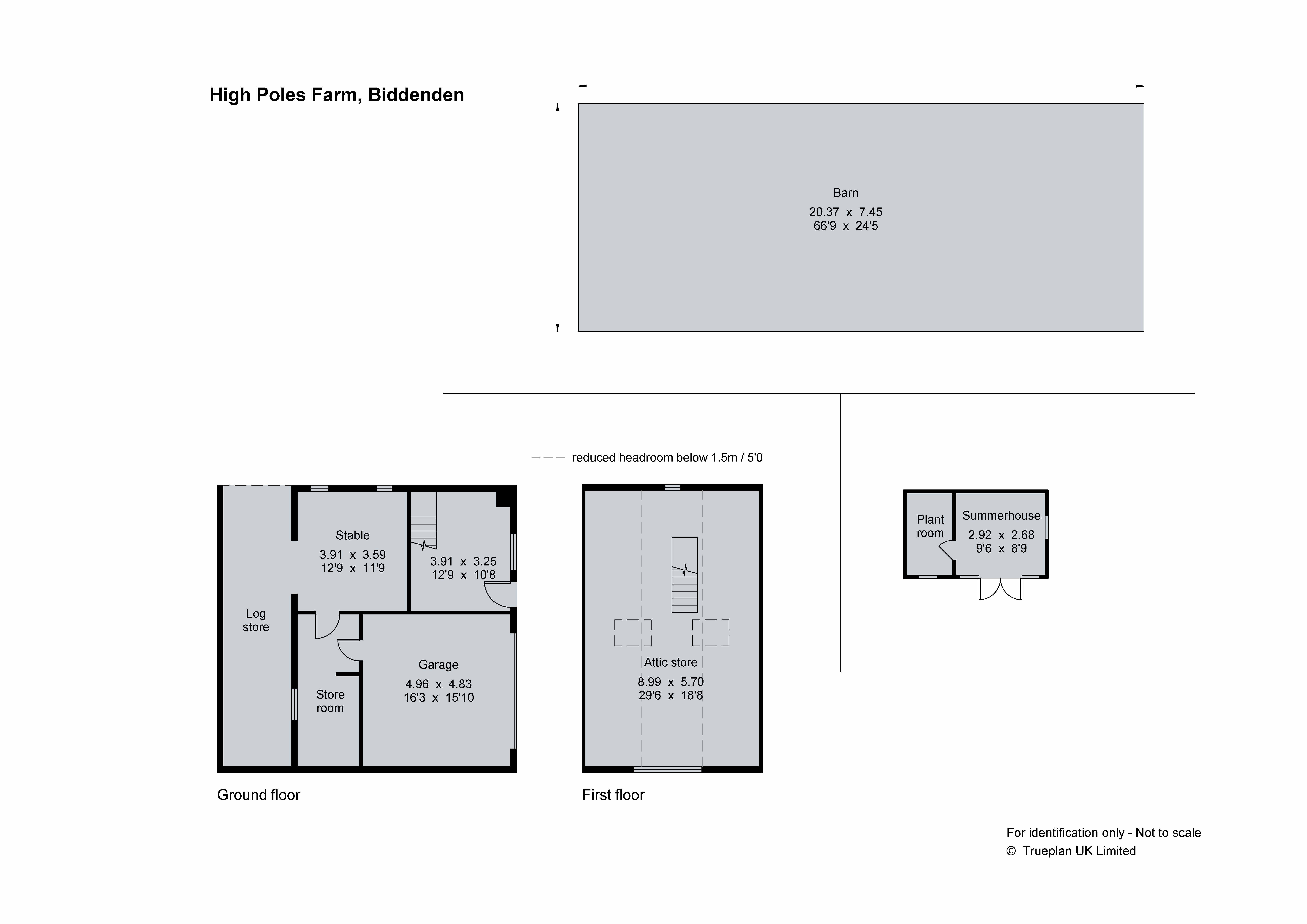 High Poles Farm,, Fosten Lane, Ashford floorplan