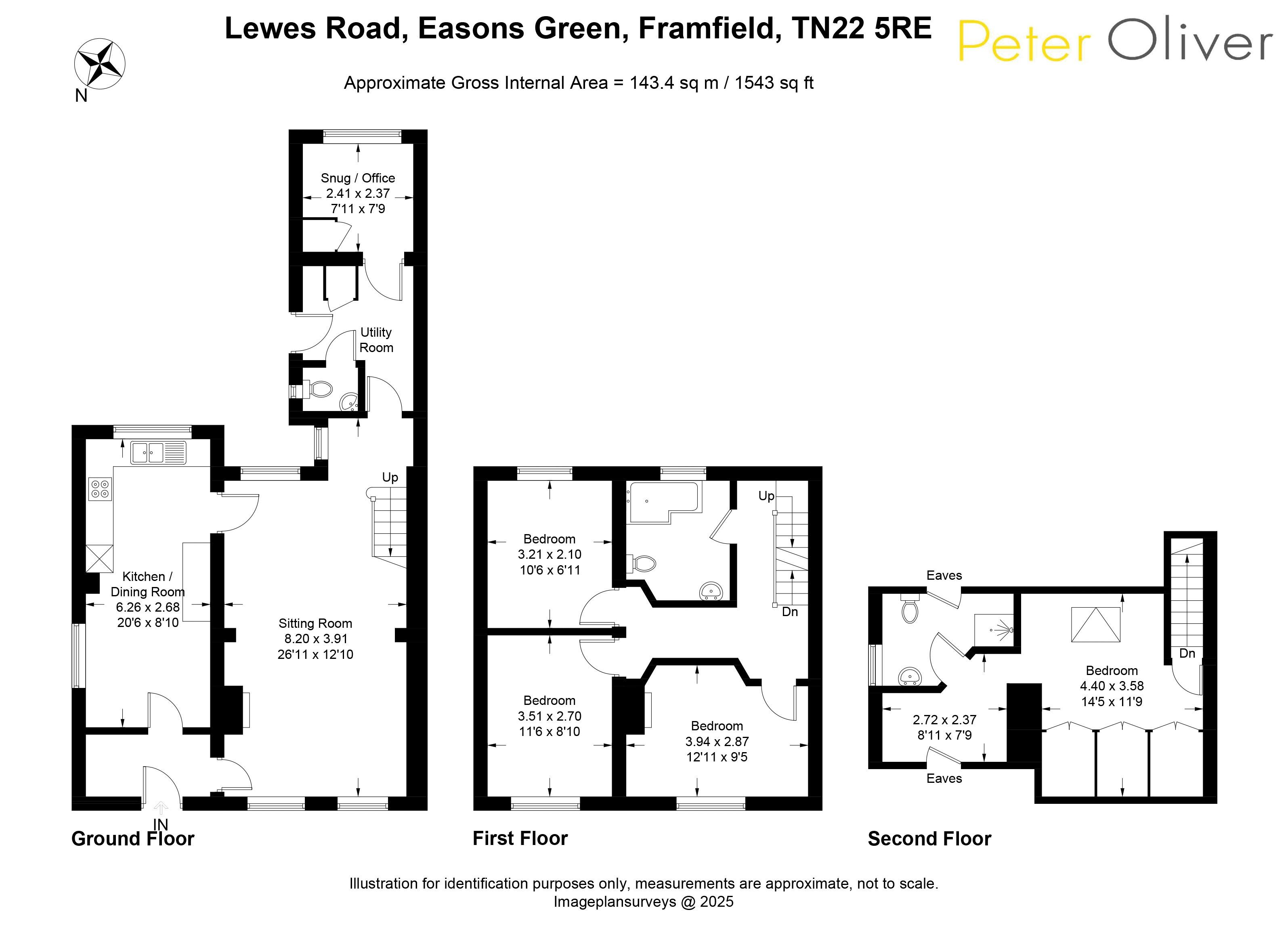 Easter Cottage, Easons Green, Framfield floorplan