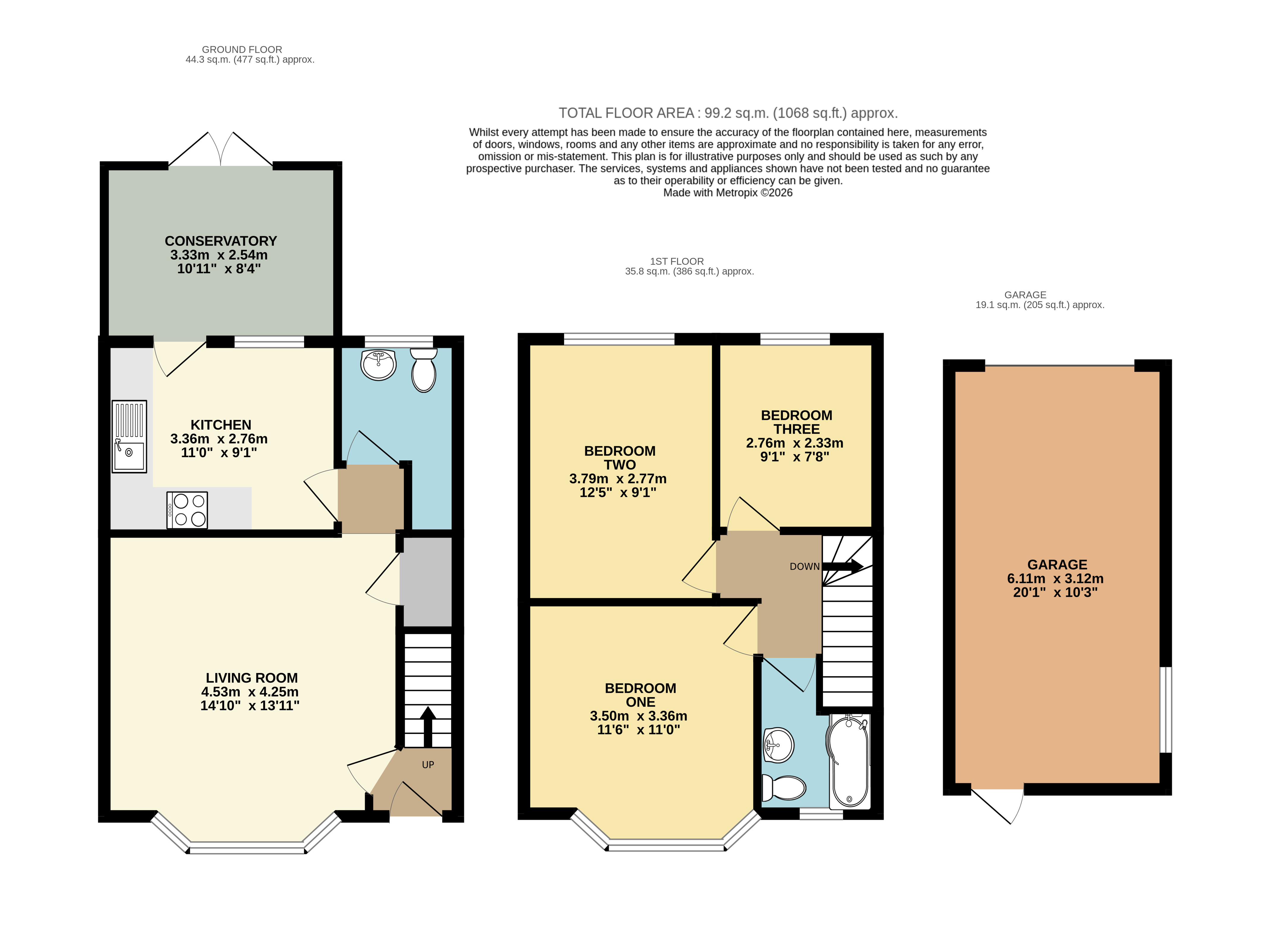 197, Poynters Road, Bedfordshire floorplan