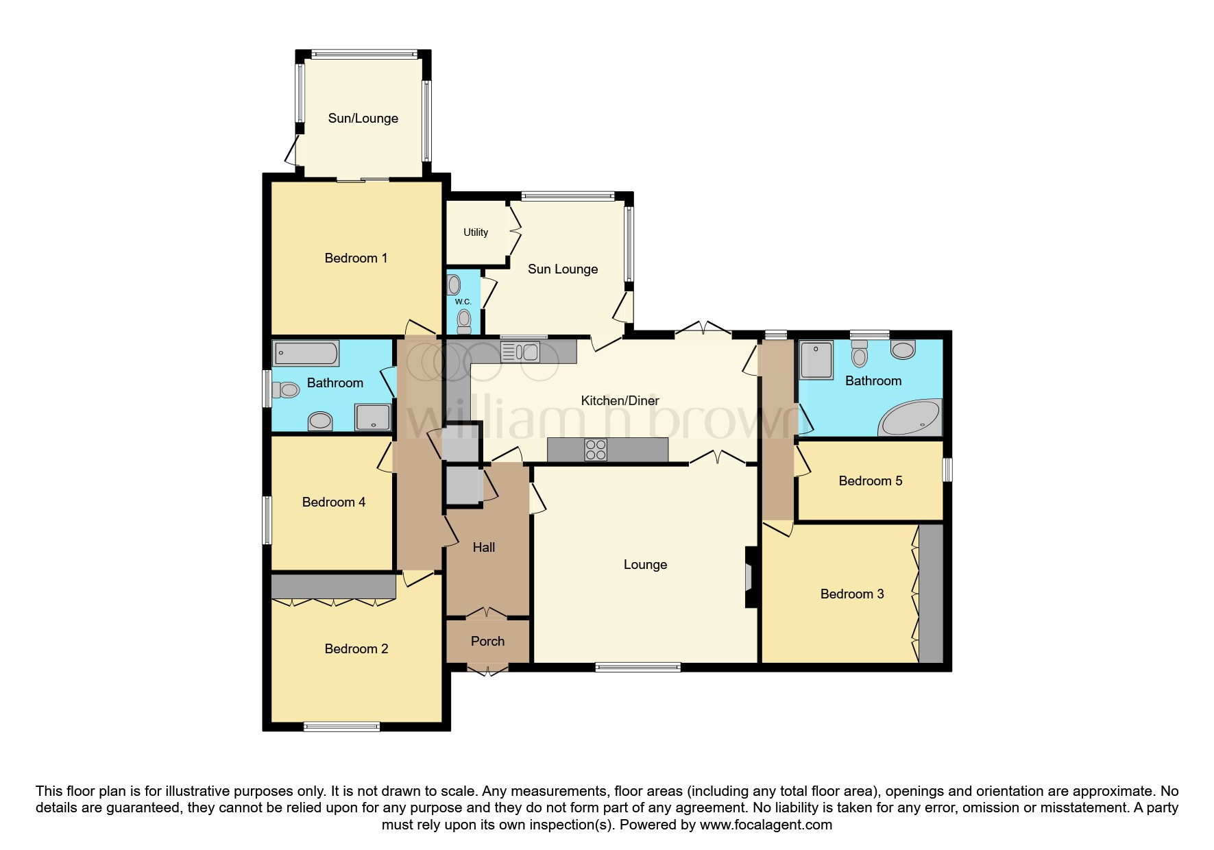 The Willows, Common Road, Wisbech floorplan