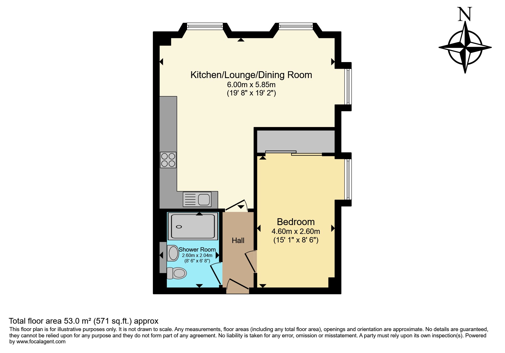 2, Manor House, Mansfield floorplan