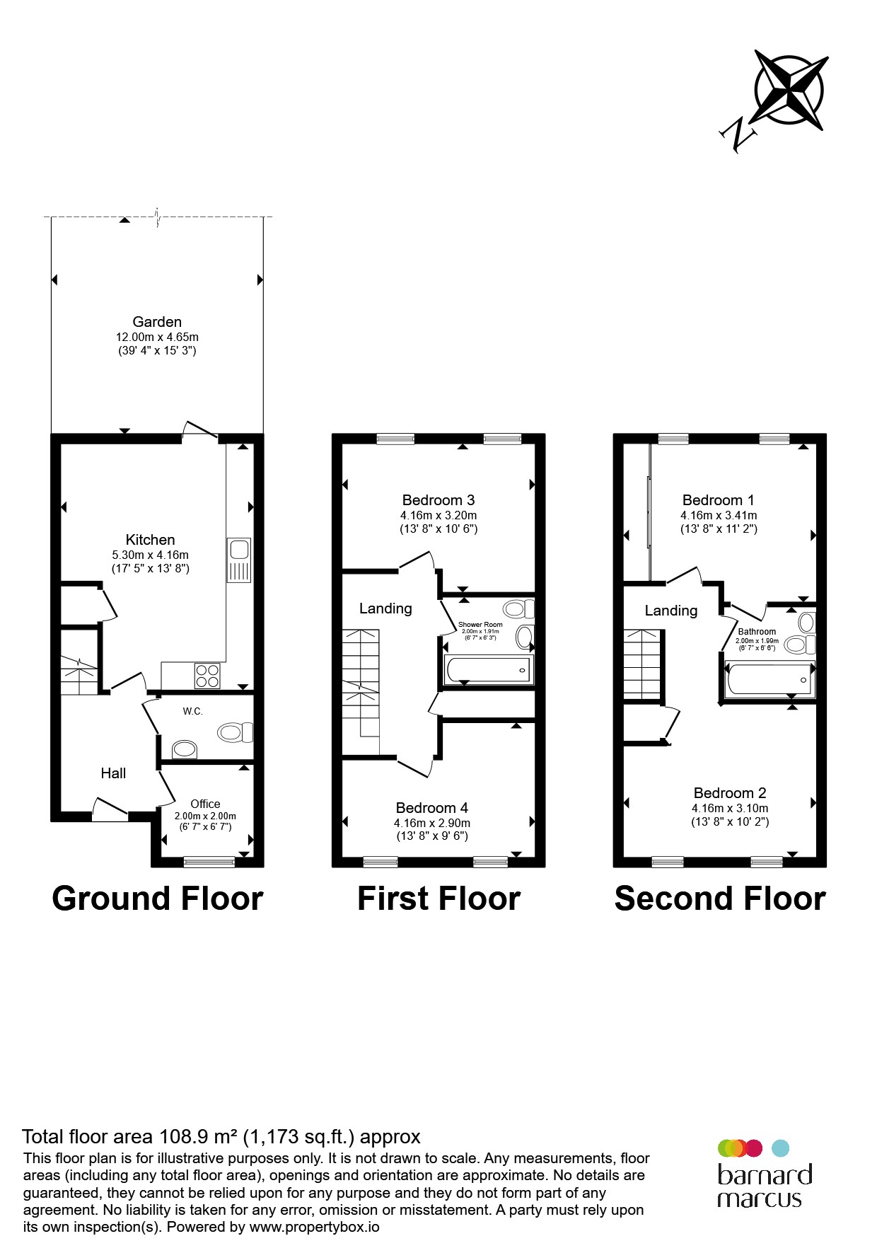 21, Lovegrove Way, London floorplan