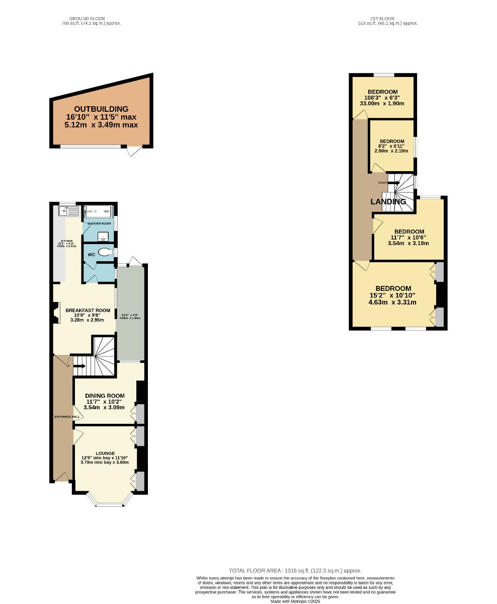 50 Gurdon Road, London floorplan
