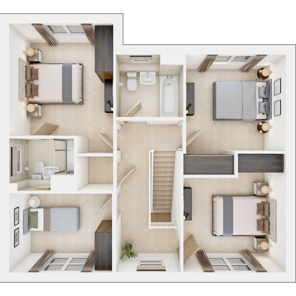 The Wansdale - Plot 630, Mead Fields, Harding Drive, Banwell floorplan