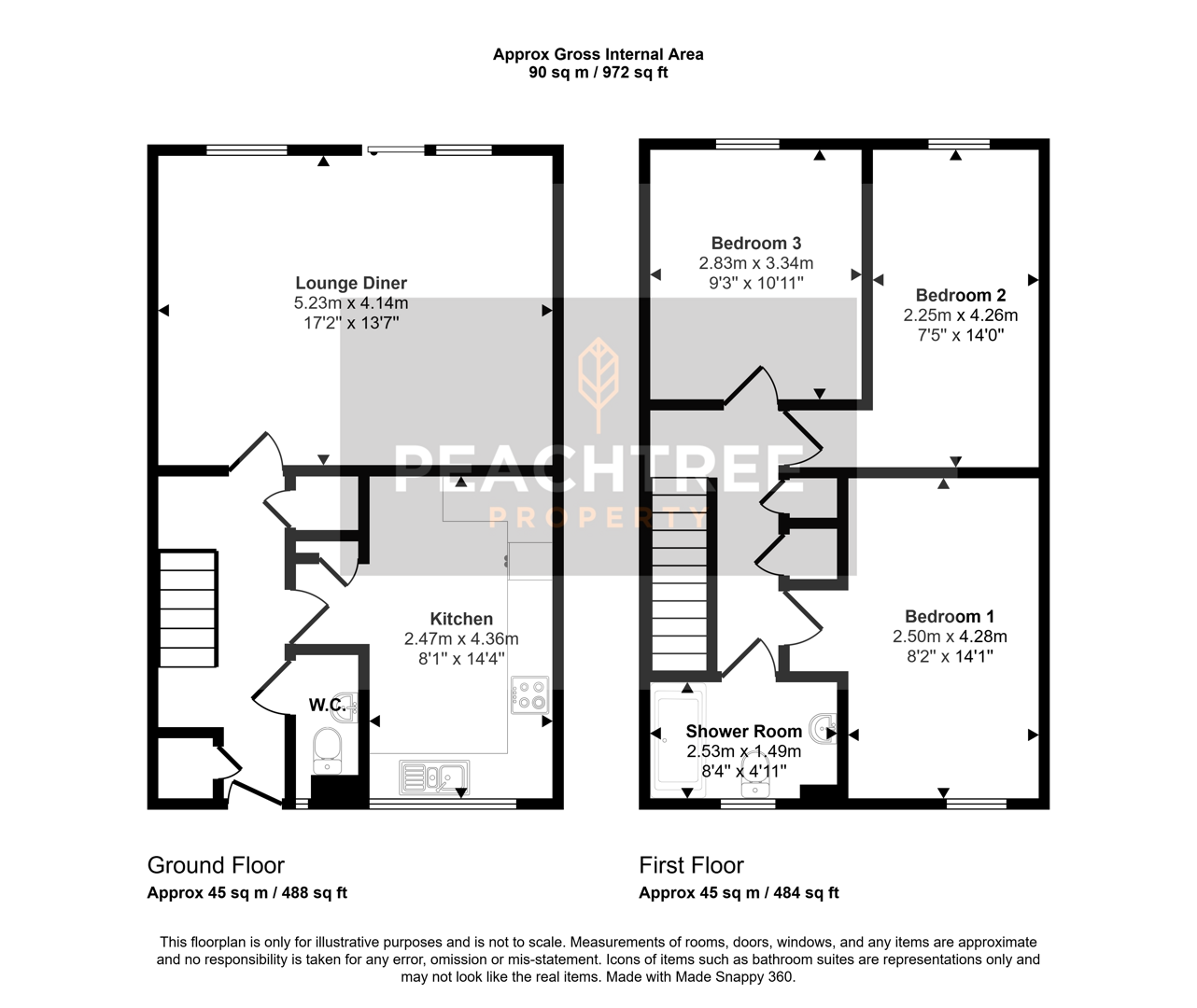 6, Mains Wood, Erskine floorplan