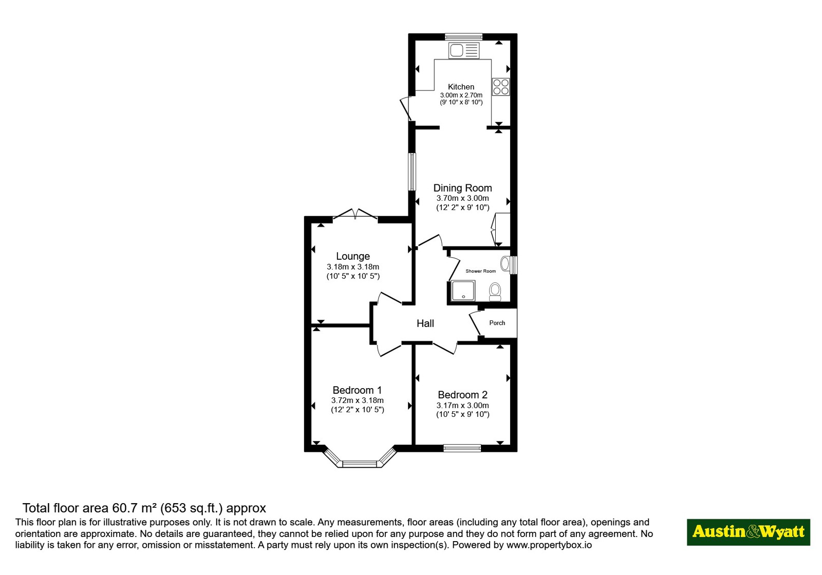 96, Rosemary Road, Dorset floorplan