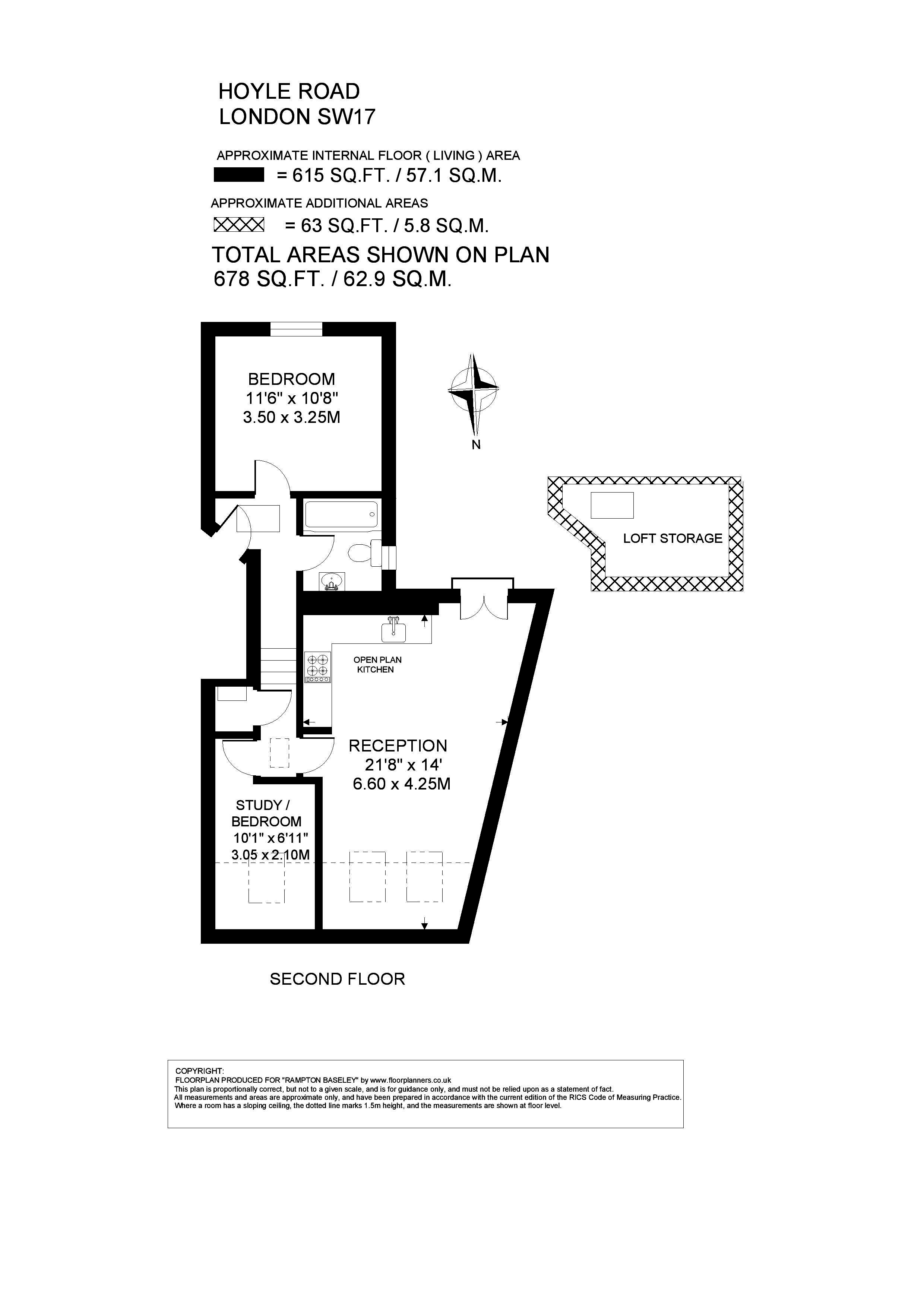 Hoyle Road, SW17 floorplan