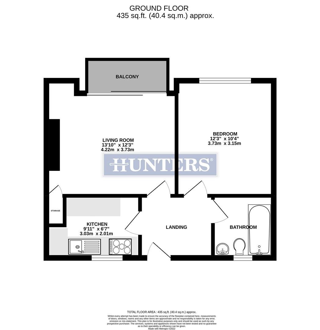 15 Nevin House, Bourne Avenue, Hayes floorplan