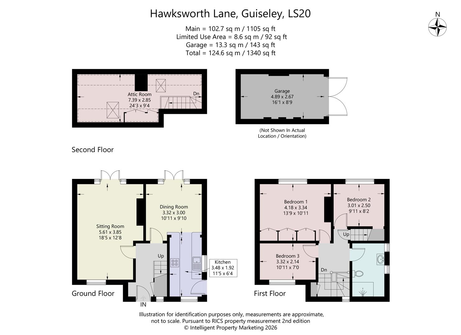 84, Hawksworth Lane, Guiseley floorplan