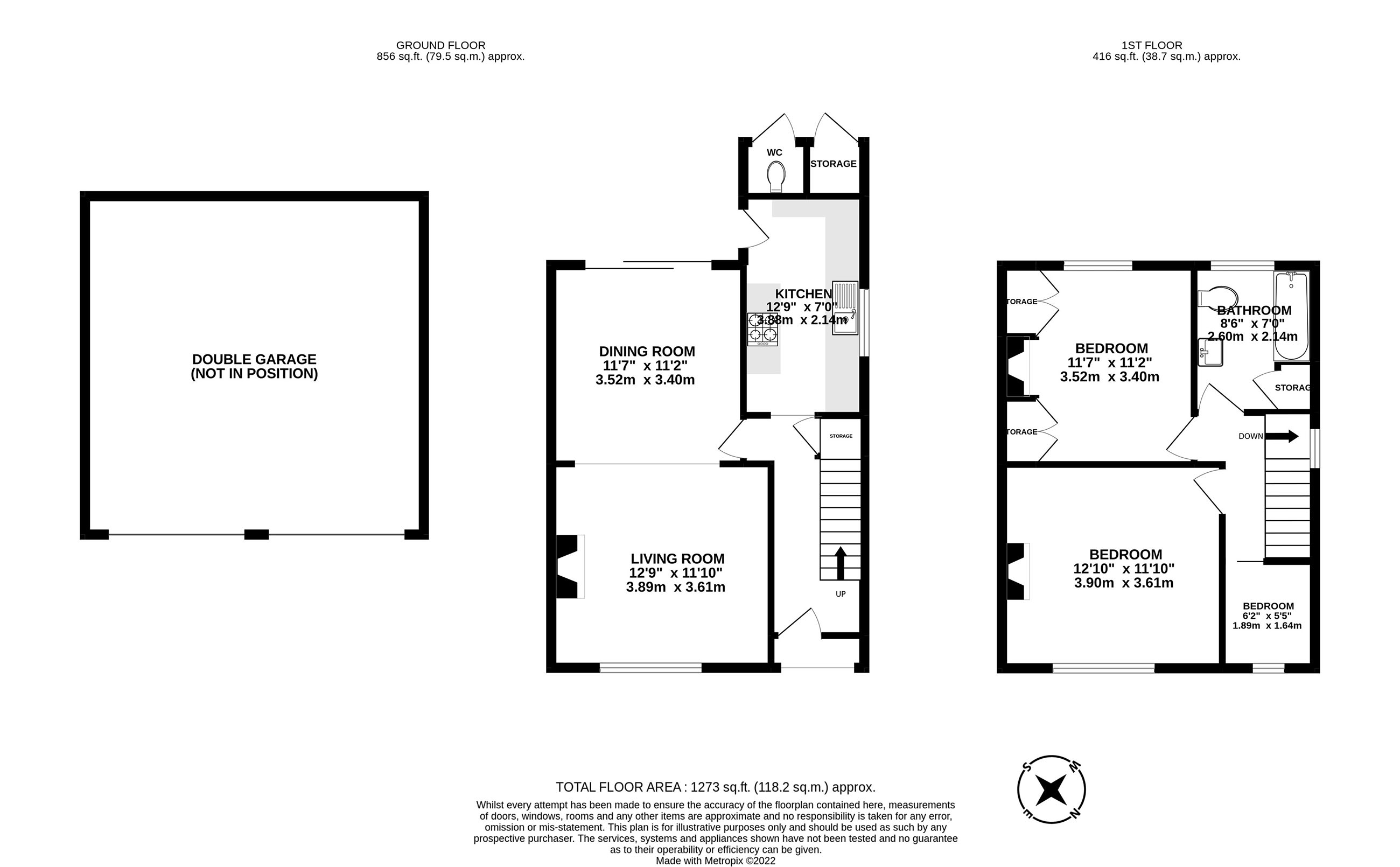 Chaul End Road, Caddington, Luton, Bedfordshire LU1, 3 bedroom semi