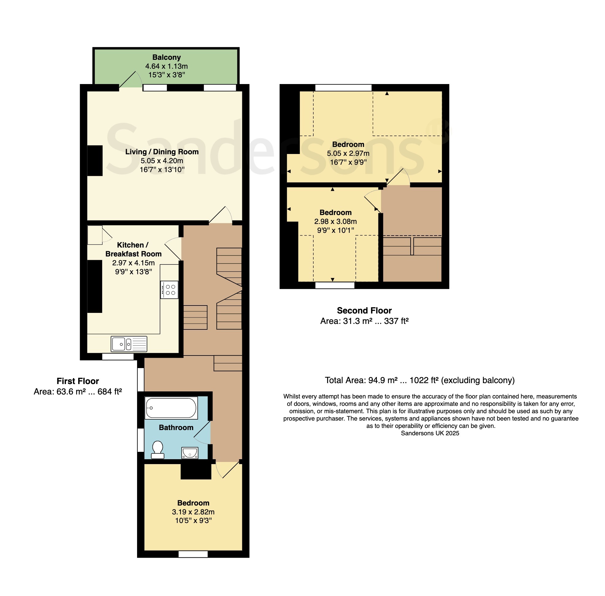 Upper Flat, 70 Sea Street, Kent floorplan