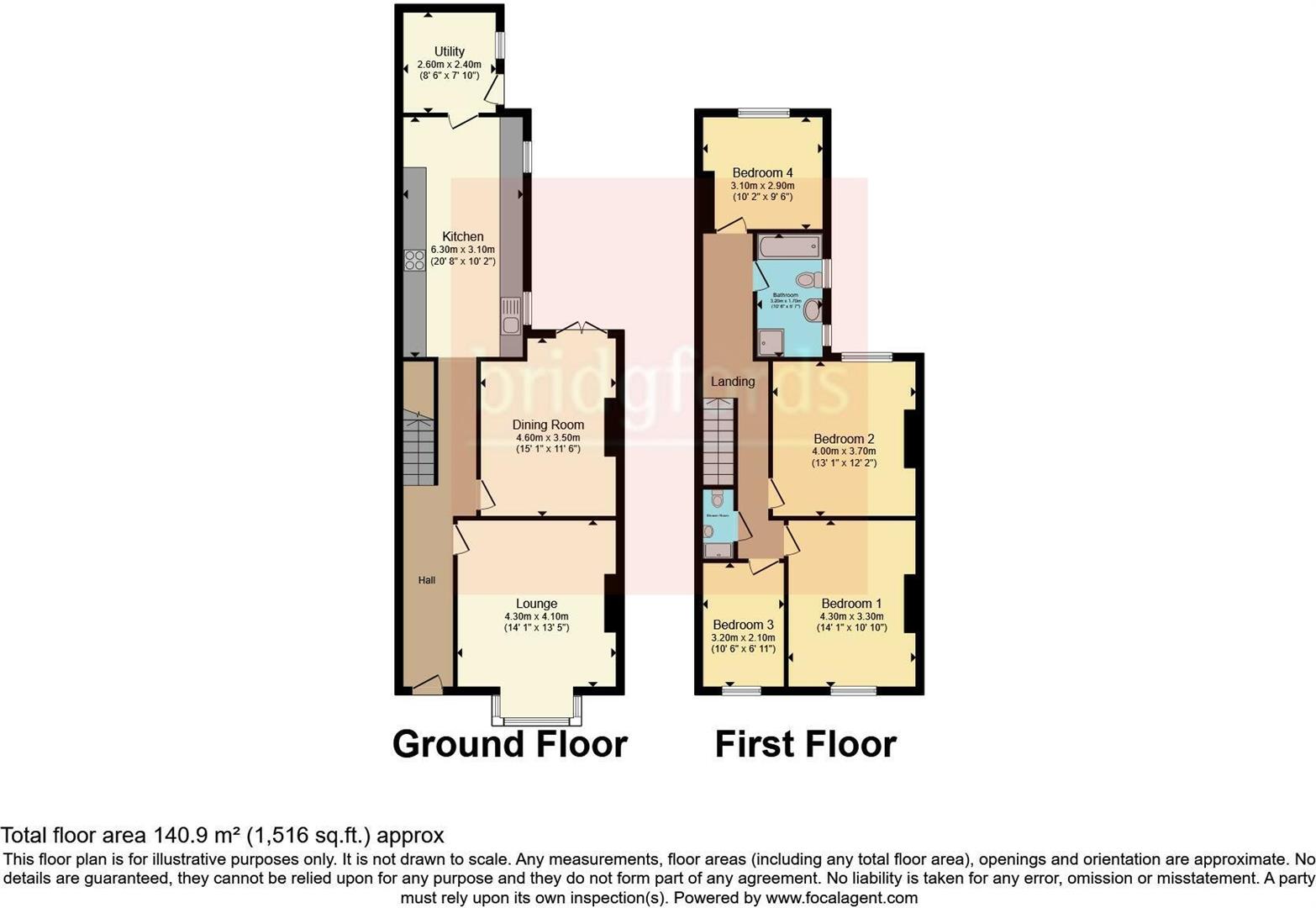 434, North Road, Darlington floorplan