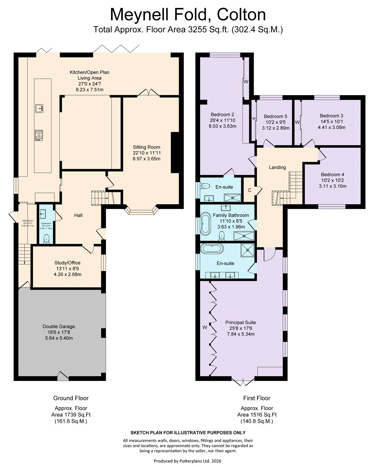 3, Meynell Fold, West Yorkshire floorplan