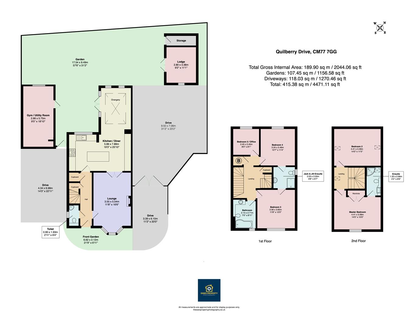 15, Quilberry Drive, Braintree floorplan