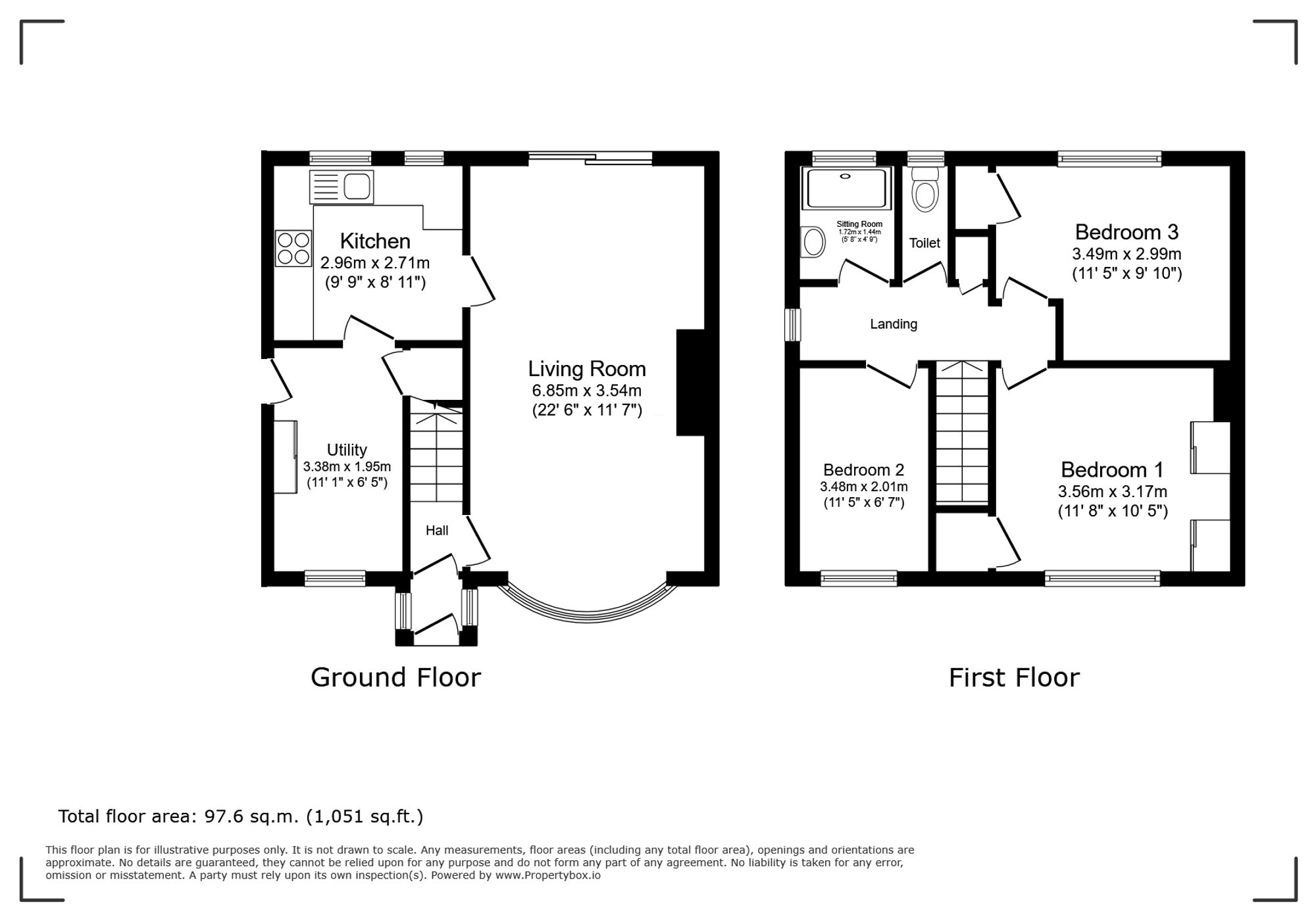 2 Cheviot Close, Newcastle floorplan