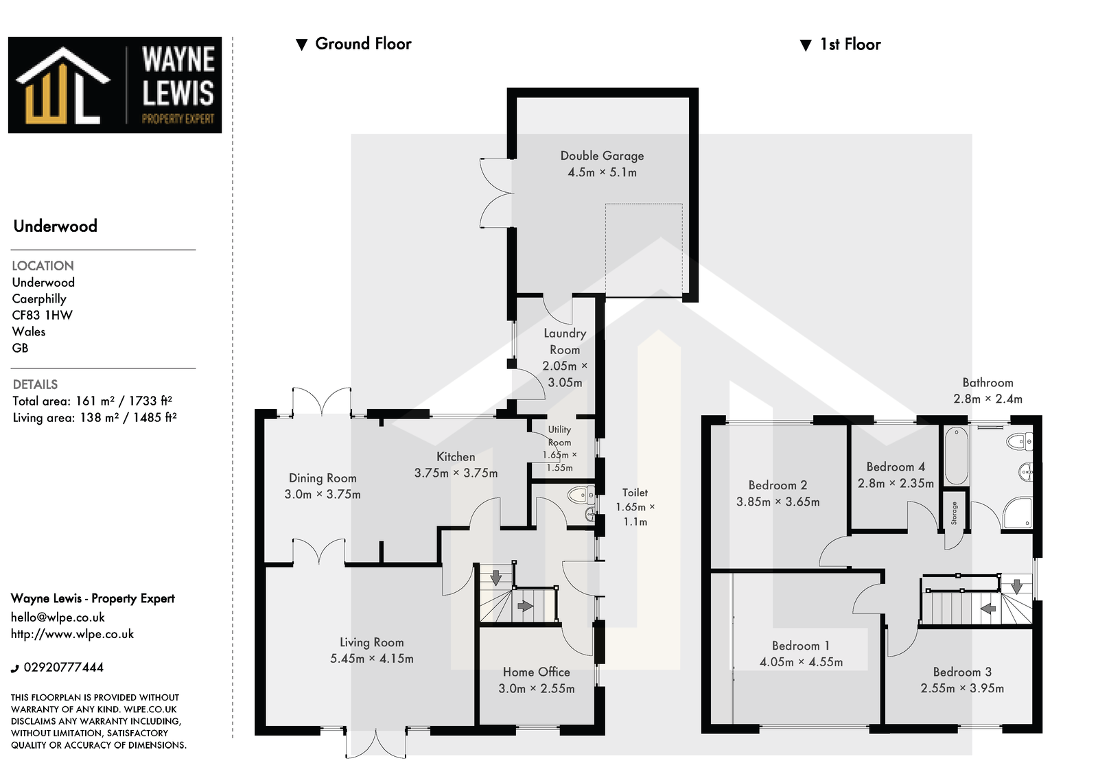 3a, Underwood, Caerphilly floorplan