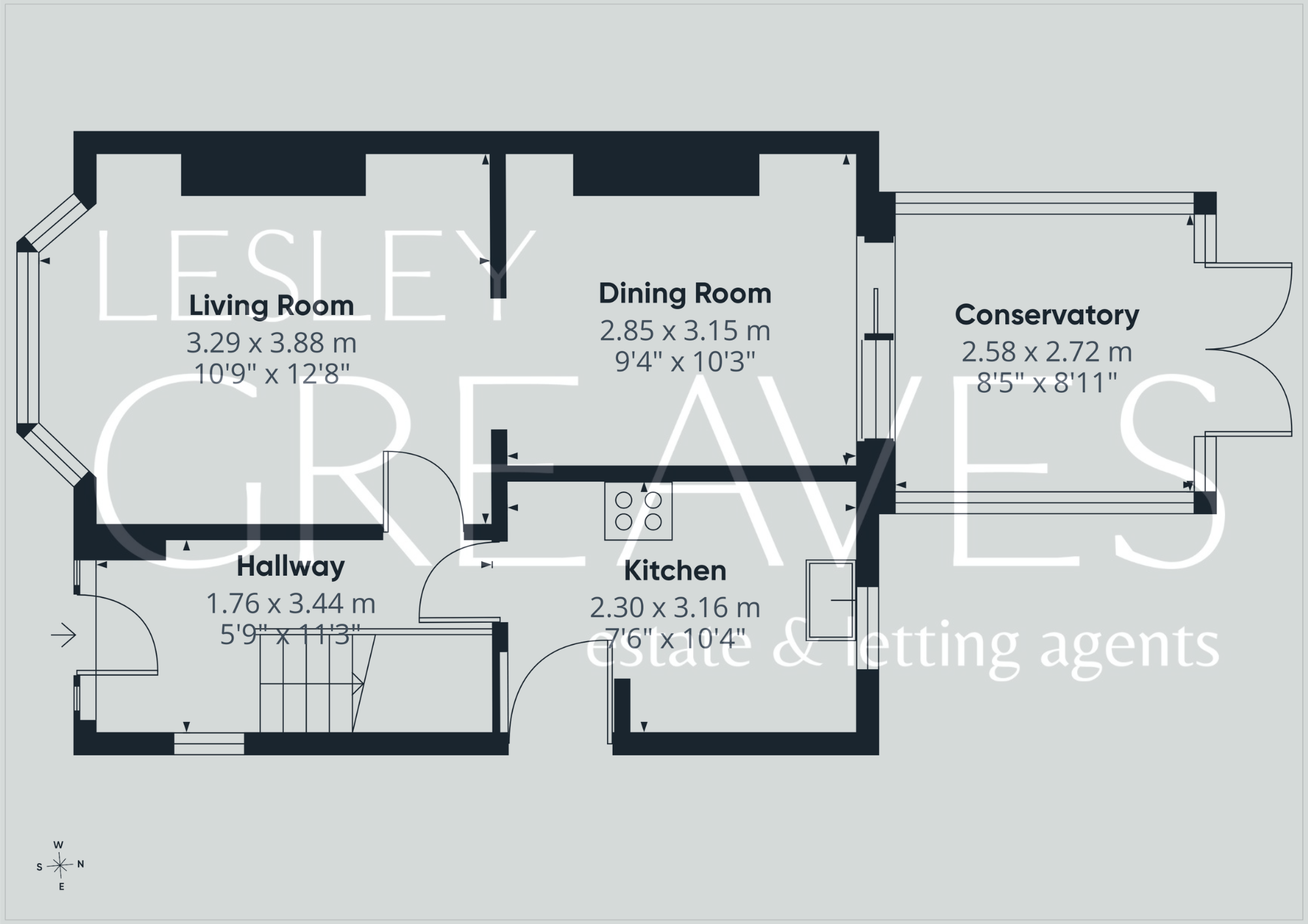 125, Chandos Street, Nottingham floorplan