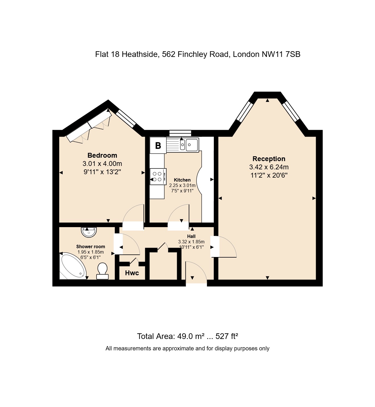 Finchley Road, London floorplan