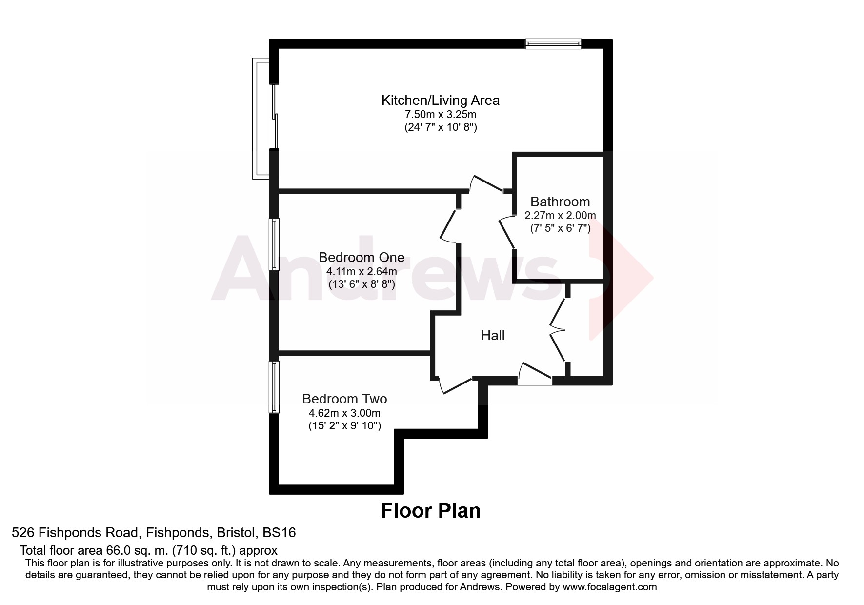19, Star Apartments, Fishponds floorplan