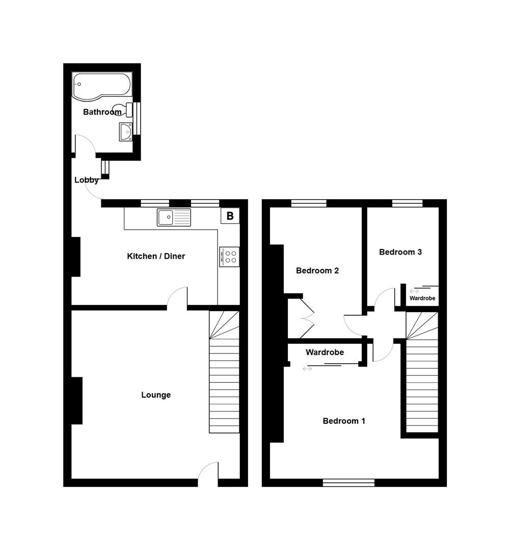 5, Steppes, Swanage floorplan