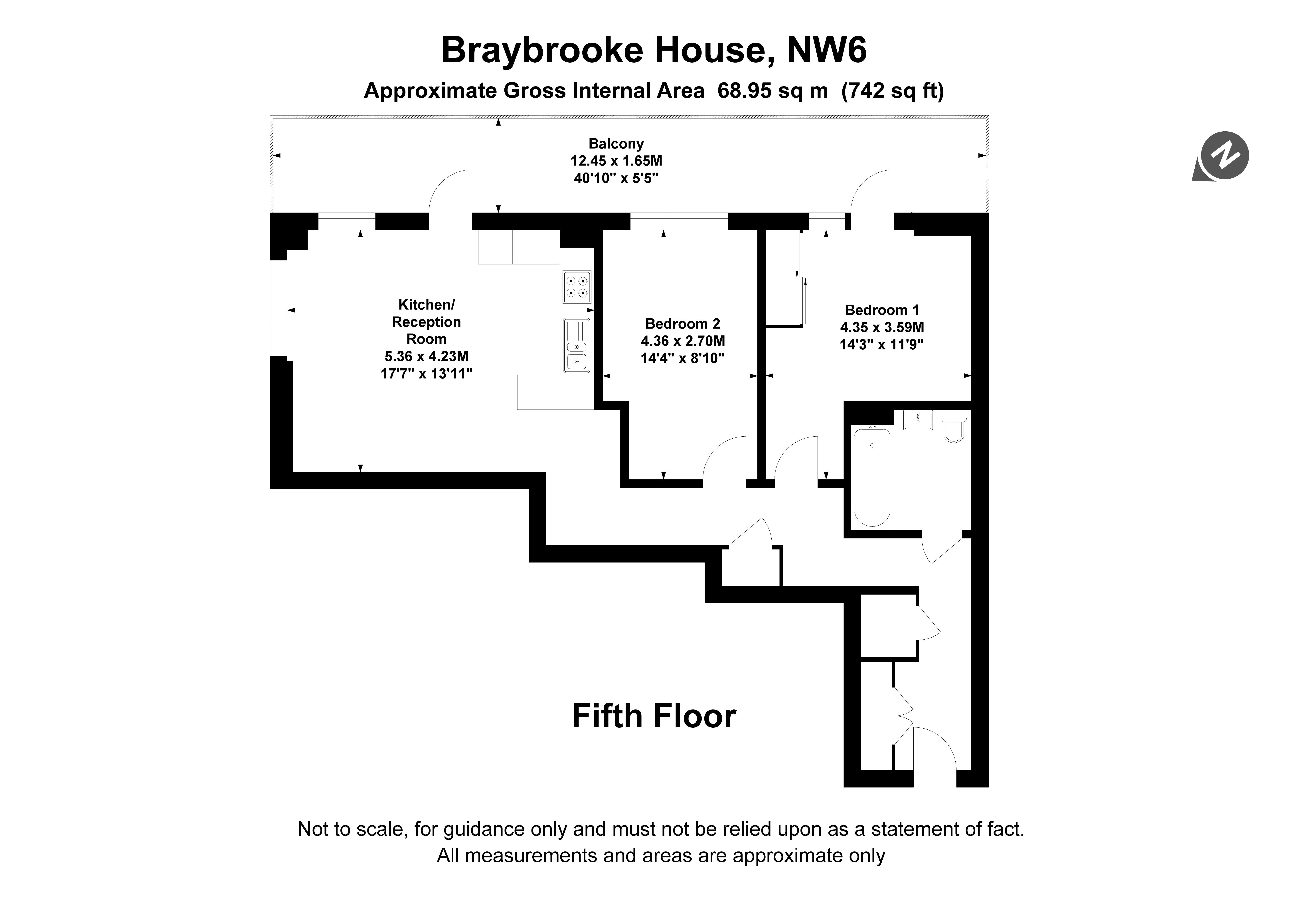 Denmark Road, London floorplan