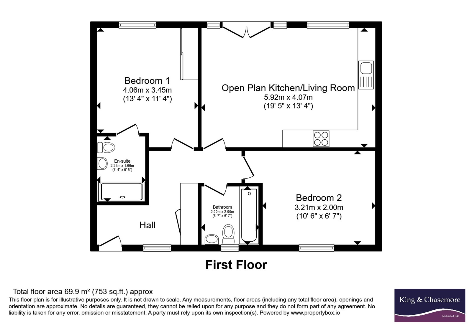 35, Bricklayer Lane, Horsham floorplan