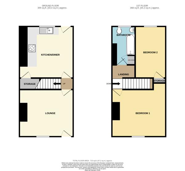 41, Victoria Street, Pontefract floorplan