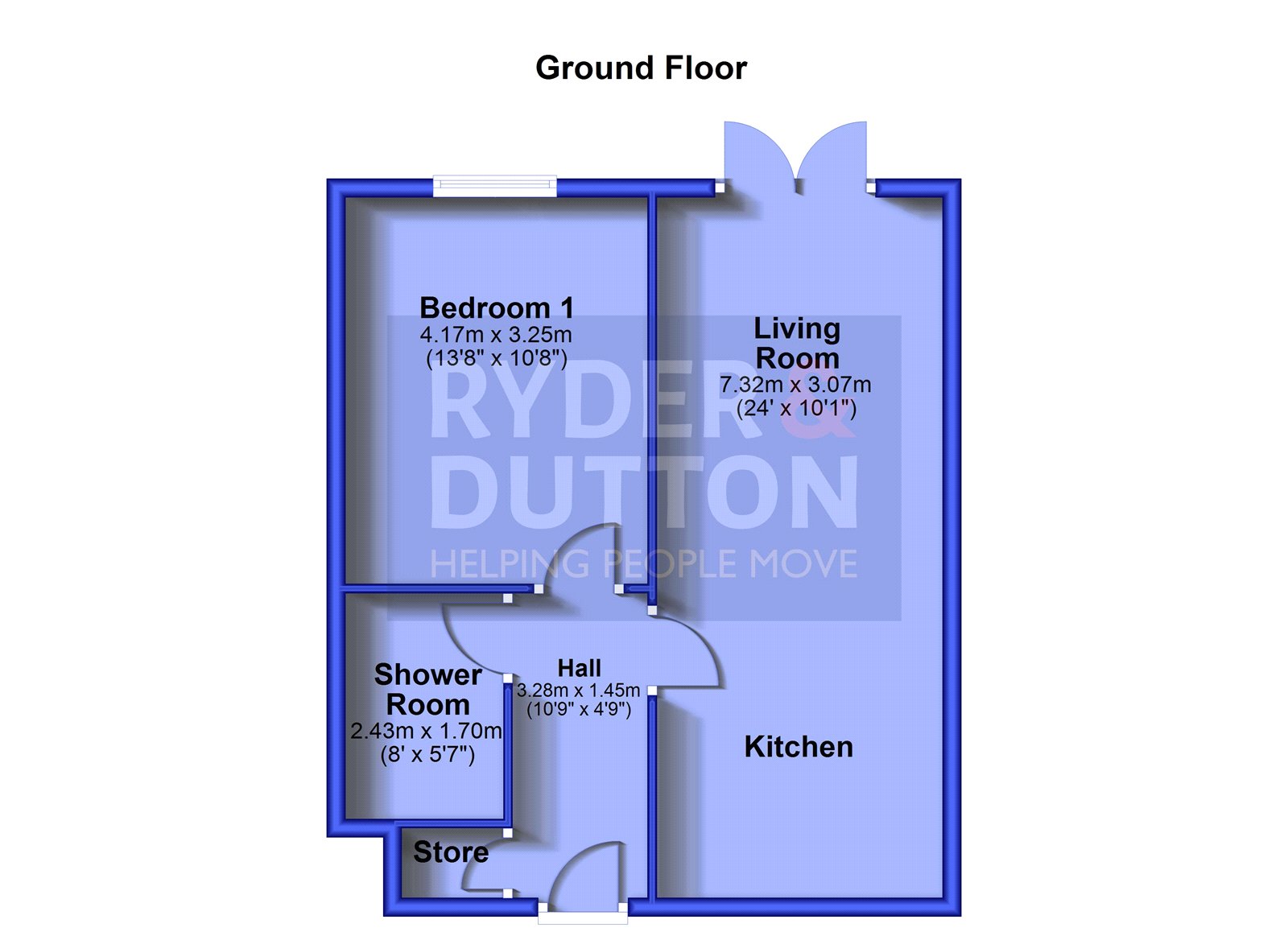 Flat 20, Whitfield House,, Charlestown Road, Derbyshire floorplan