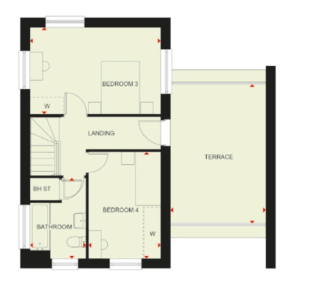 Plot 244 The Pembroke,, Franklin Gardens, Cambridge floorplan