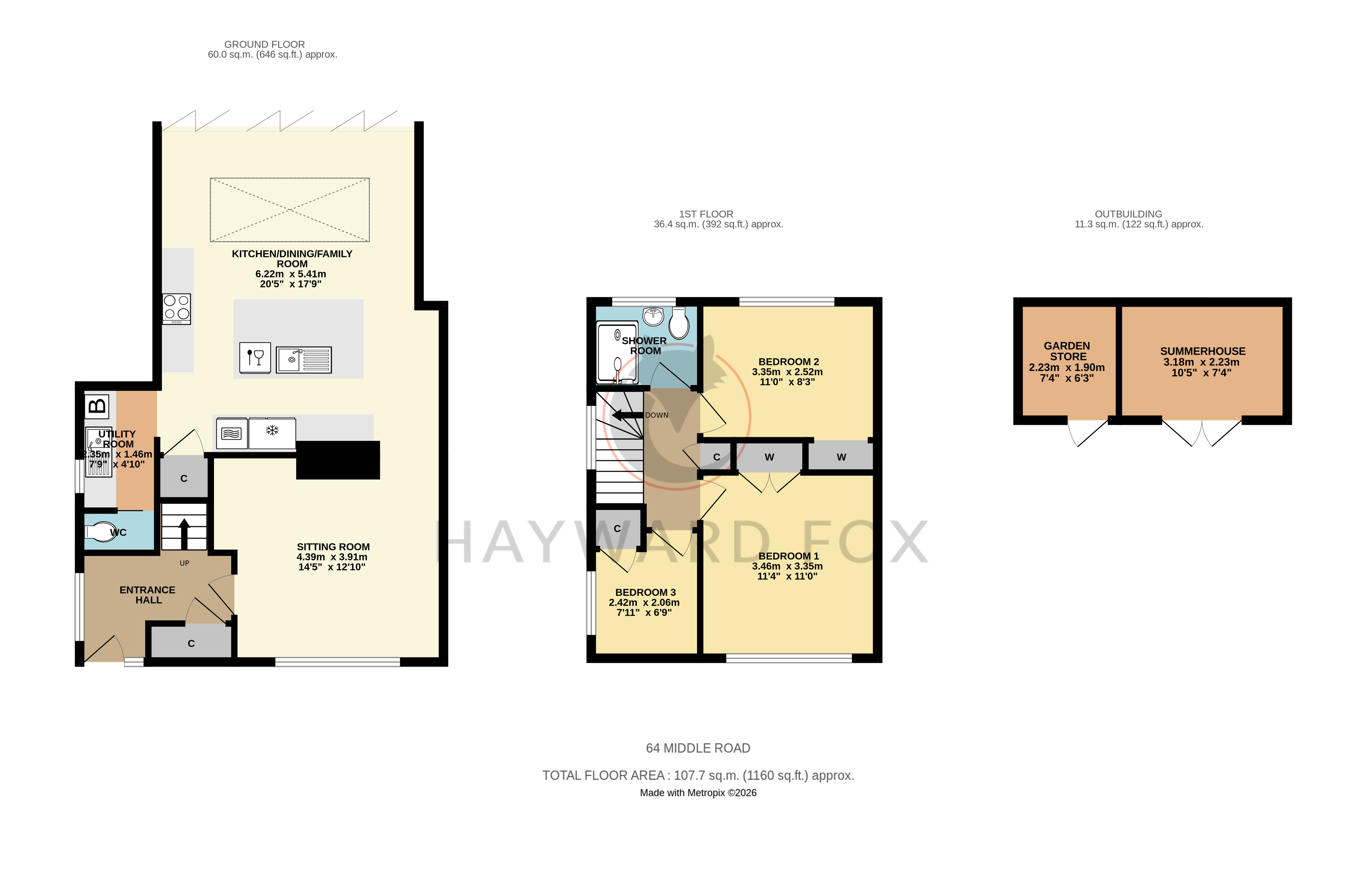 64, Middle Road, Hampshire floorplan