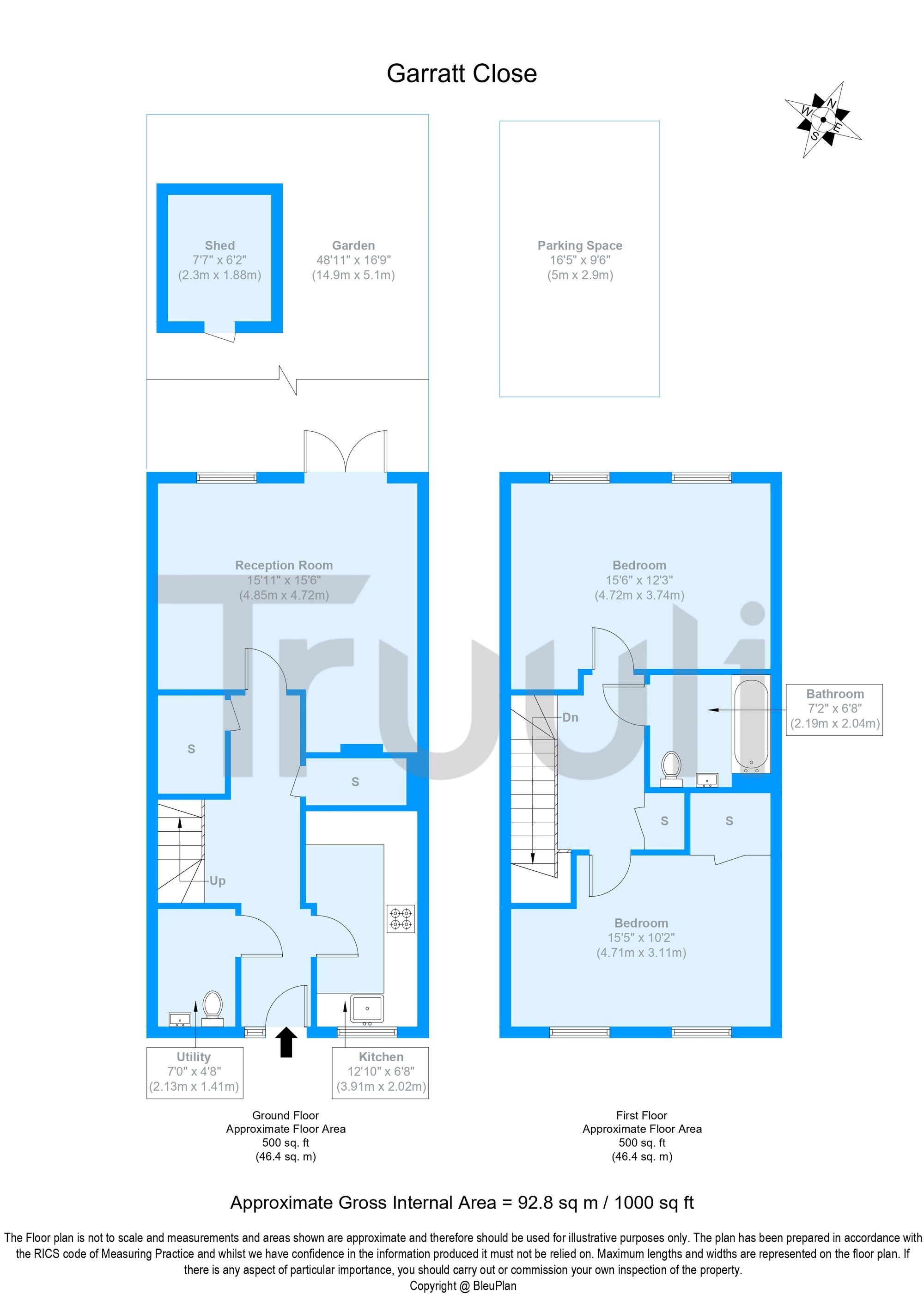 10 Garratt Close, Thornton Heath floorplan