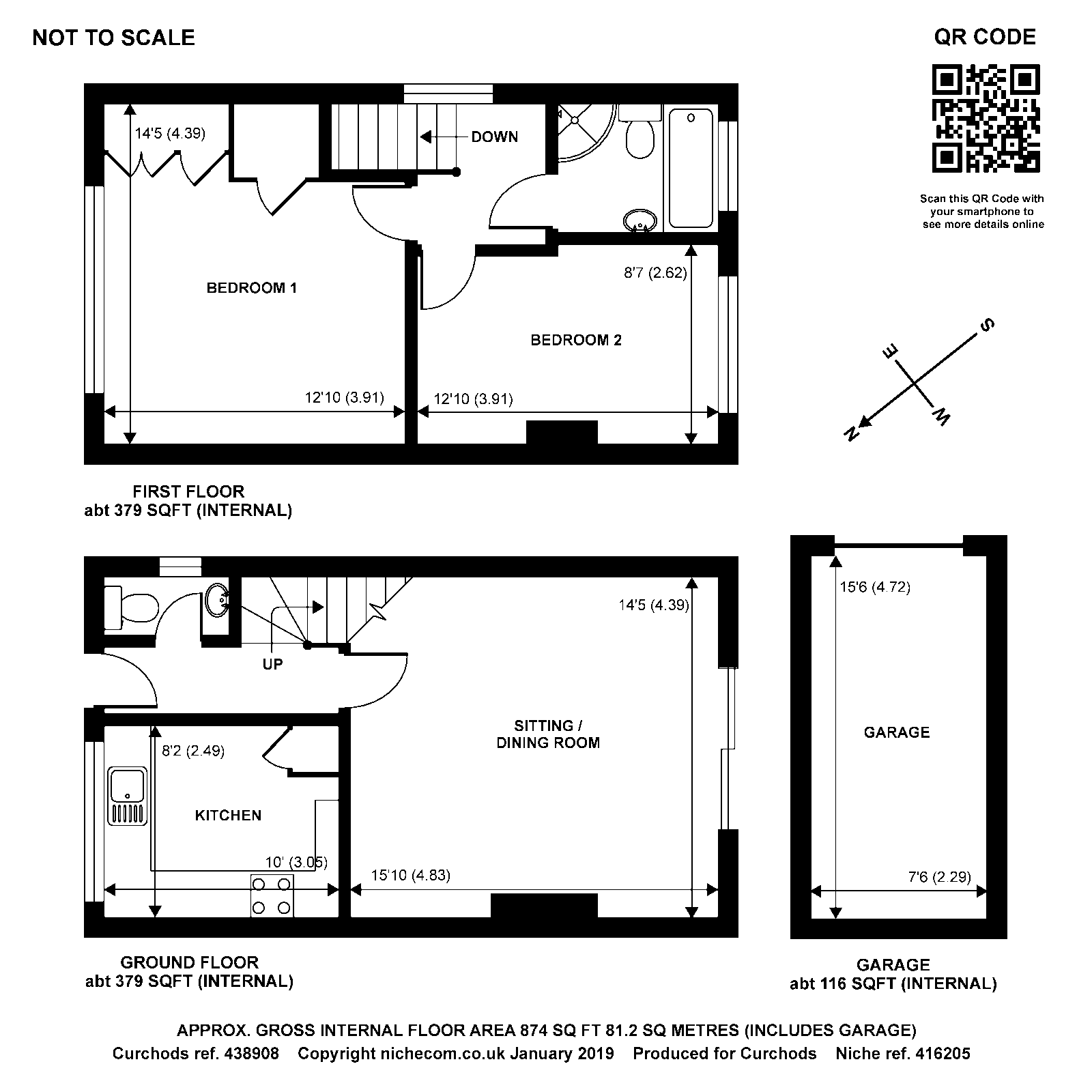 2 Bedrooms End terrace house for sale in Normanhurst Road, Walton-On-Thames KT12