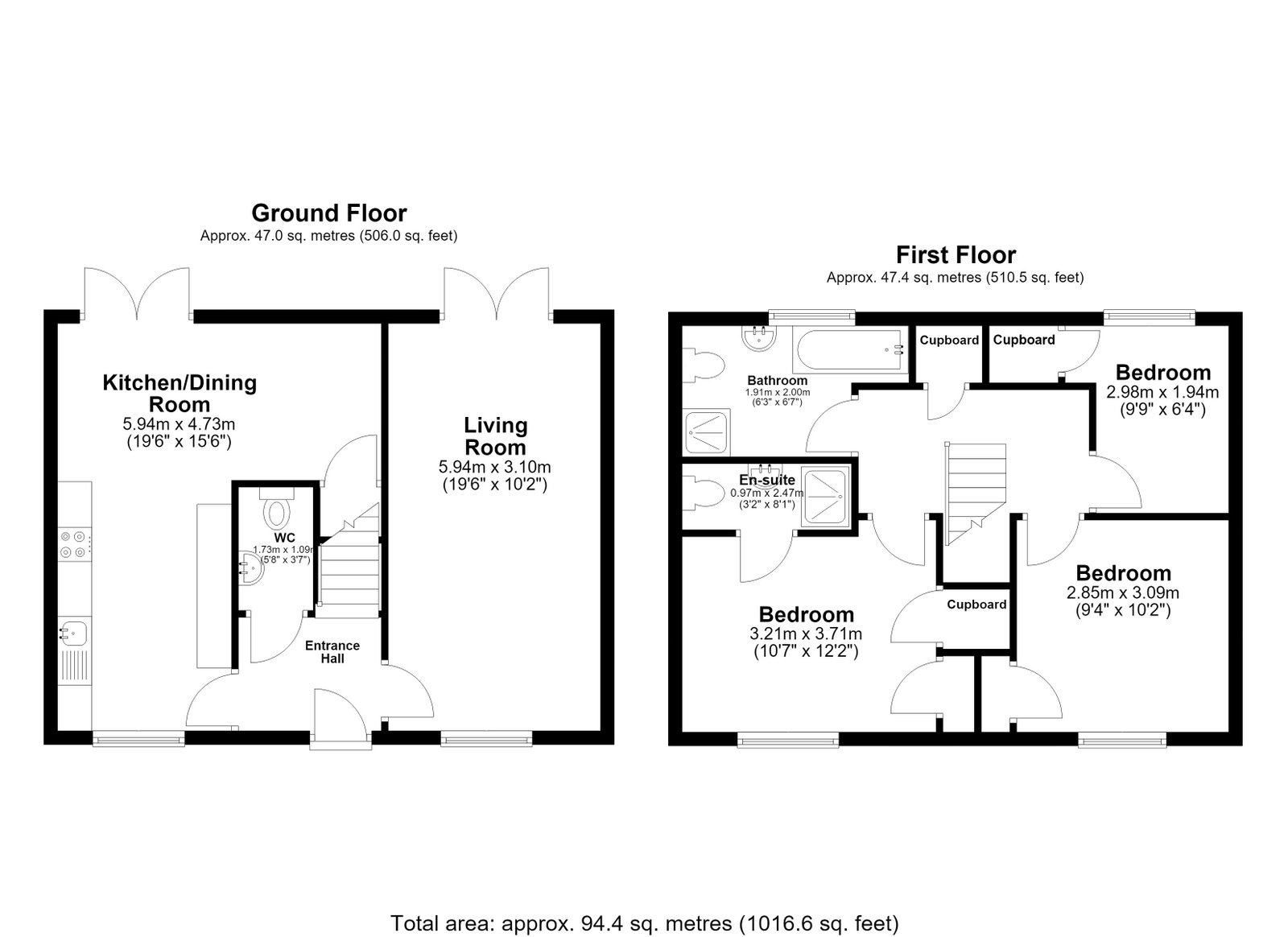 11, The Old Furlong, Bedford floorplan