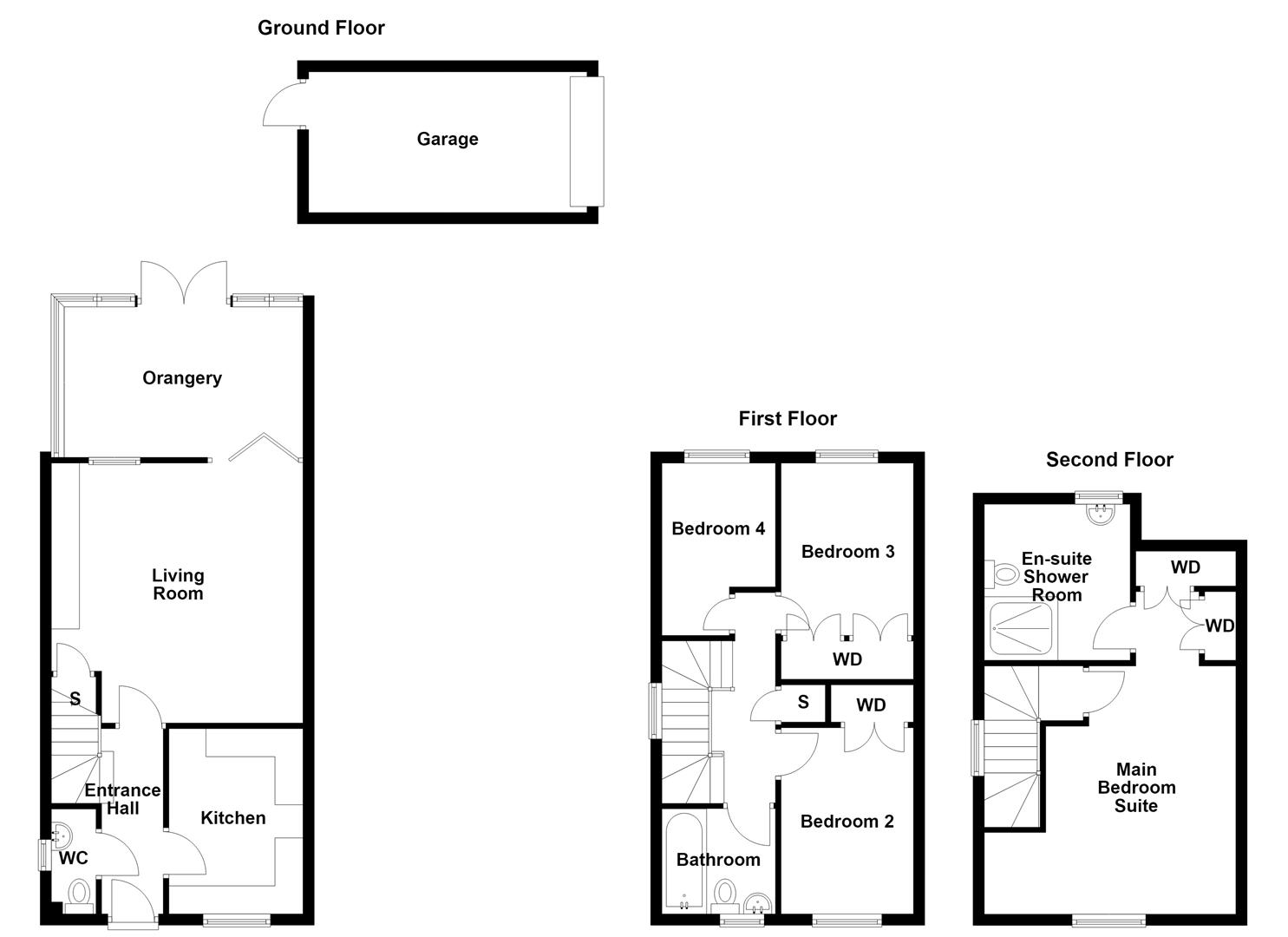14, Heron Close, Stoke-On-Trent floorplan