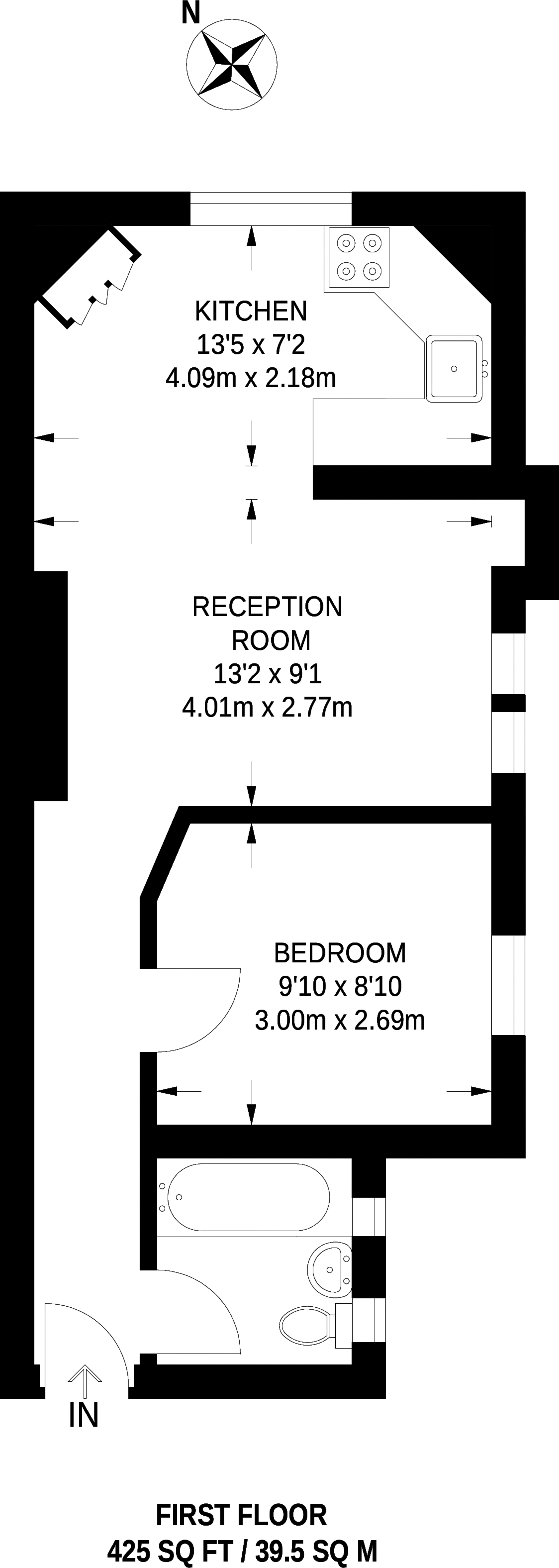 1 Bedrooms Flat to rent in Mantilla Road, Tooting SW17