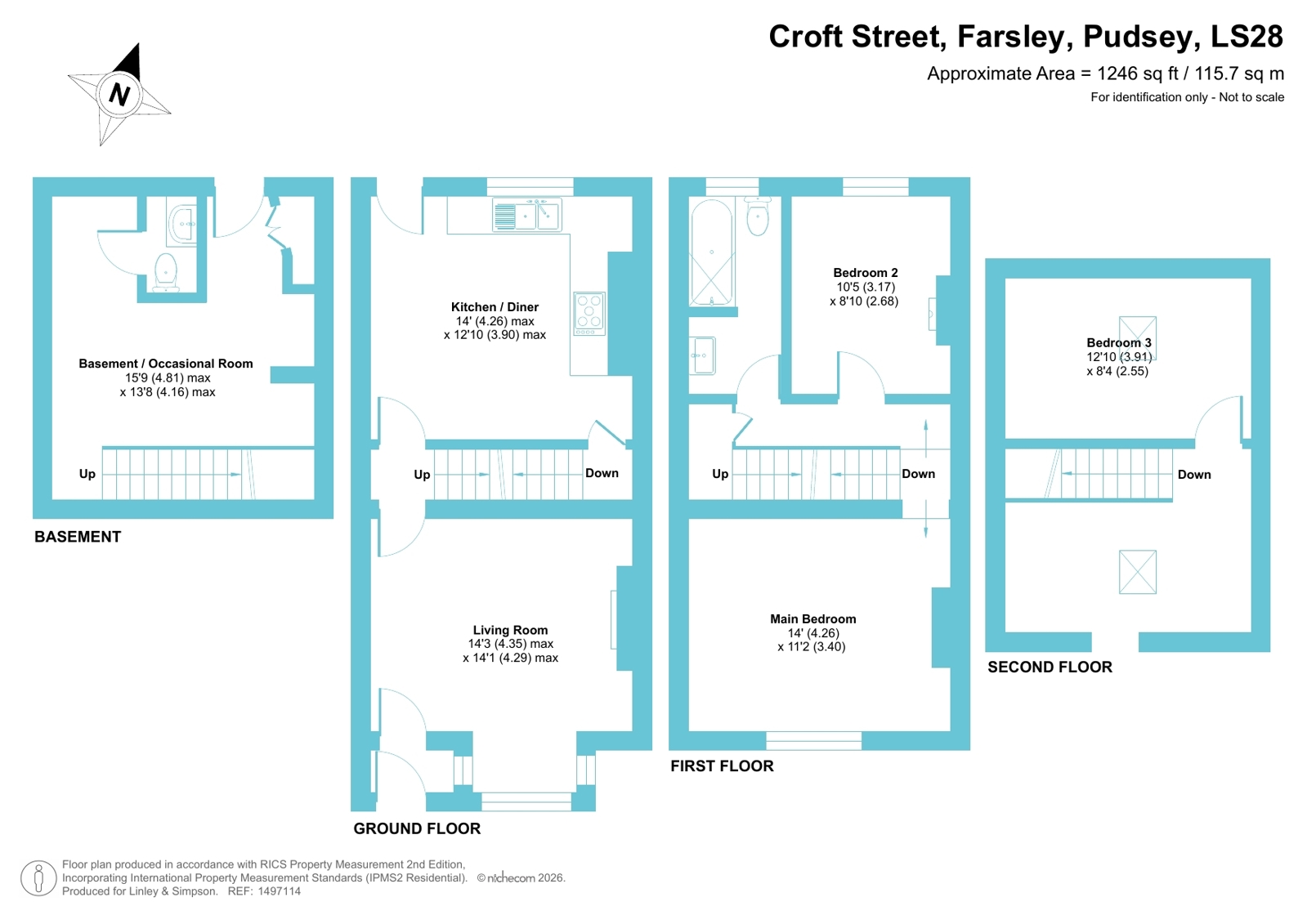 34, Croft Street, Pudsey floorplan