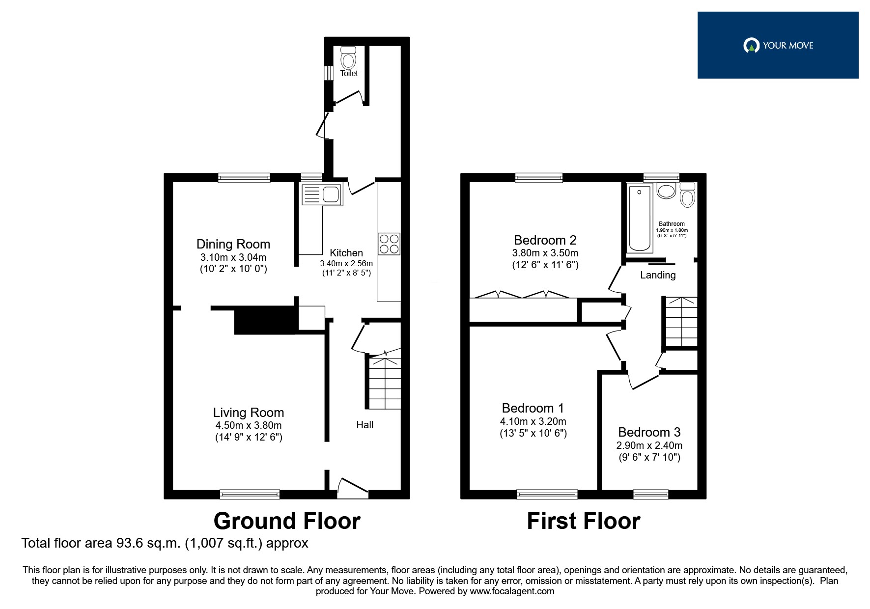 18, Whitteney Drive North, Leicestershire floorplan