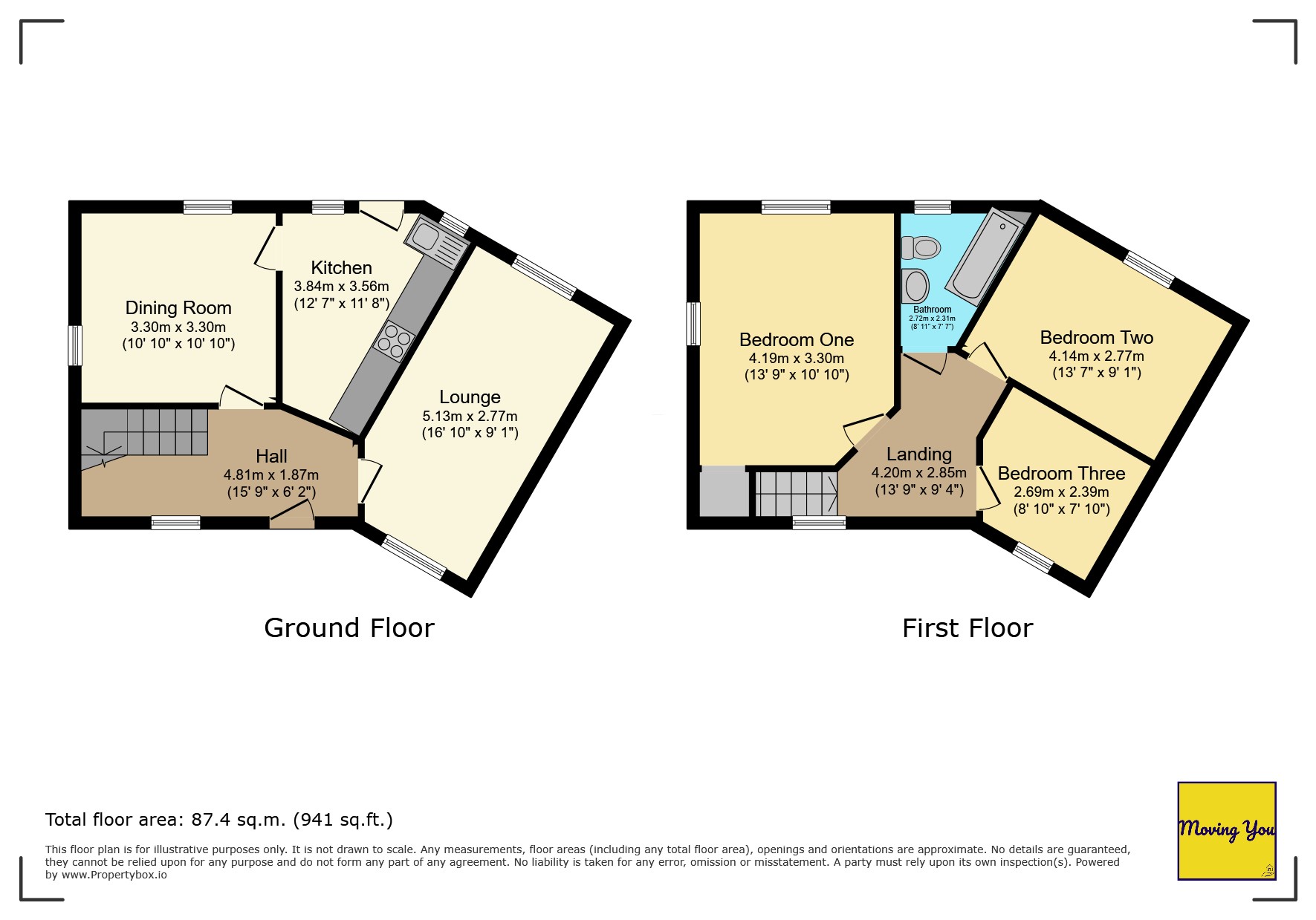 134 Broad Walk, Bristol floorplan