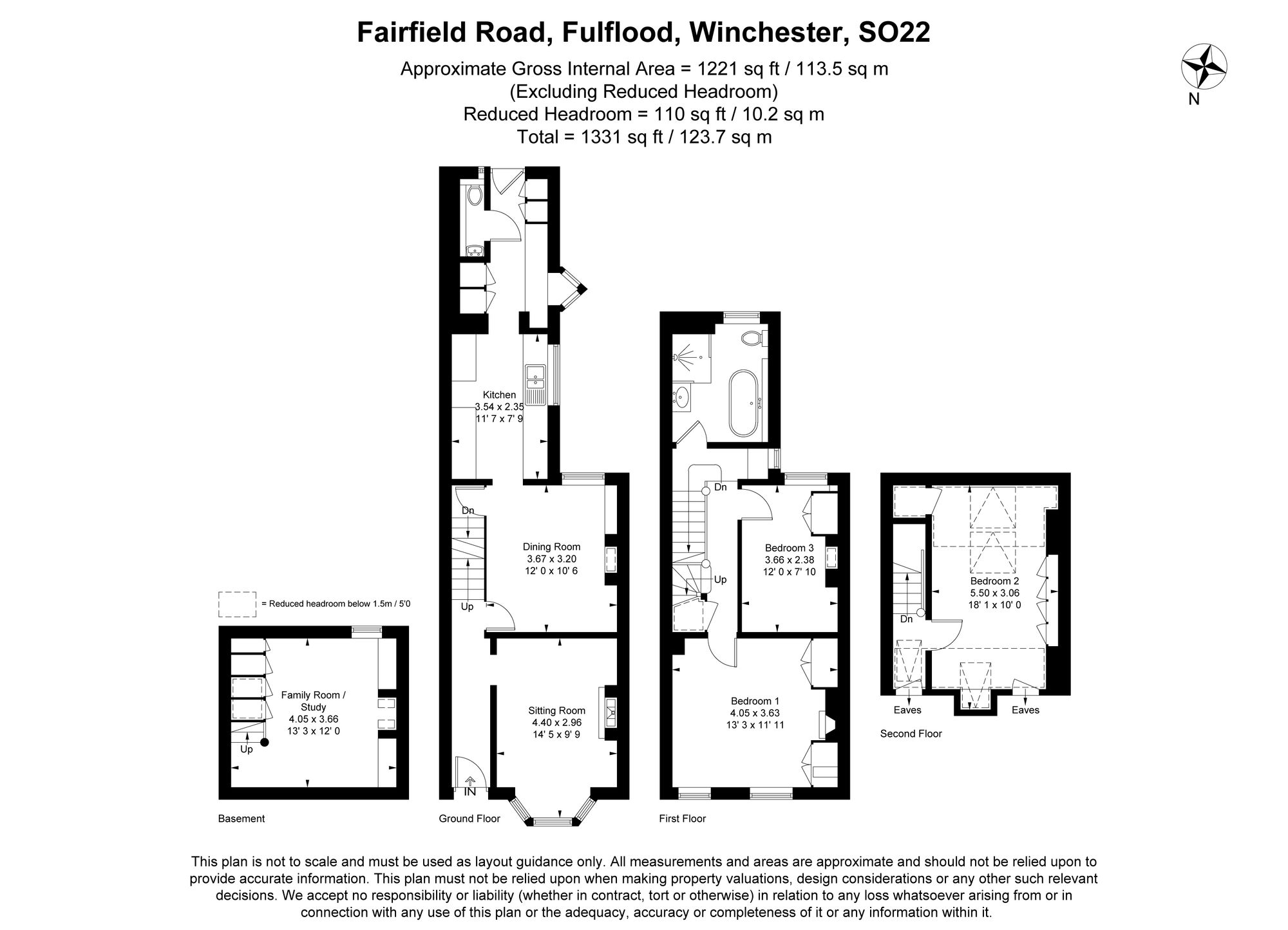 11 Fairfield Road, Winchester floorplan