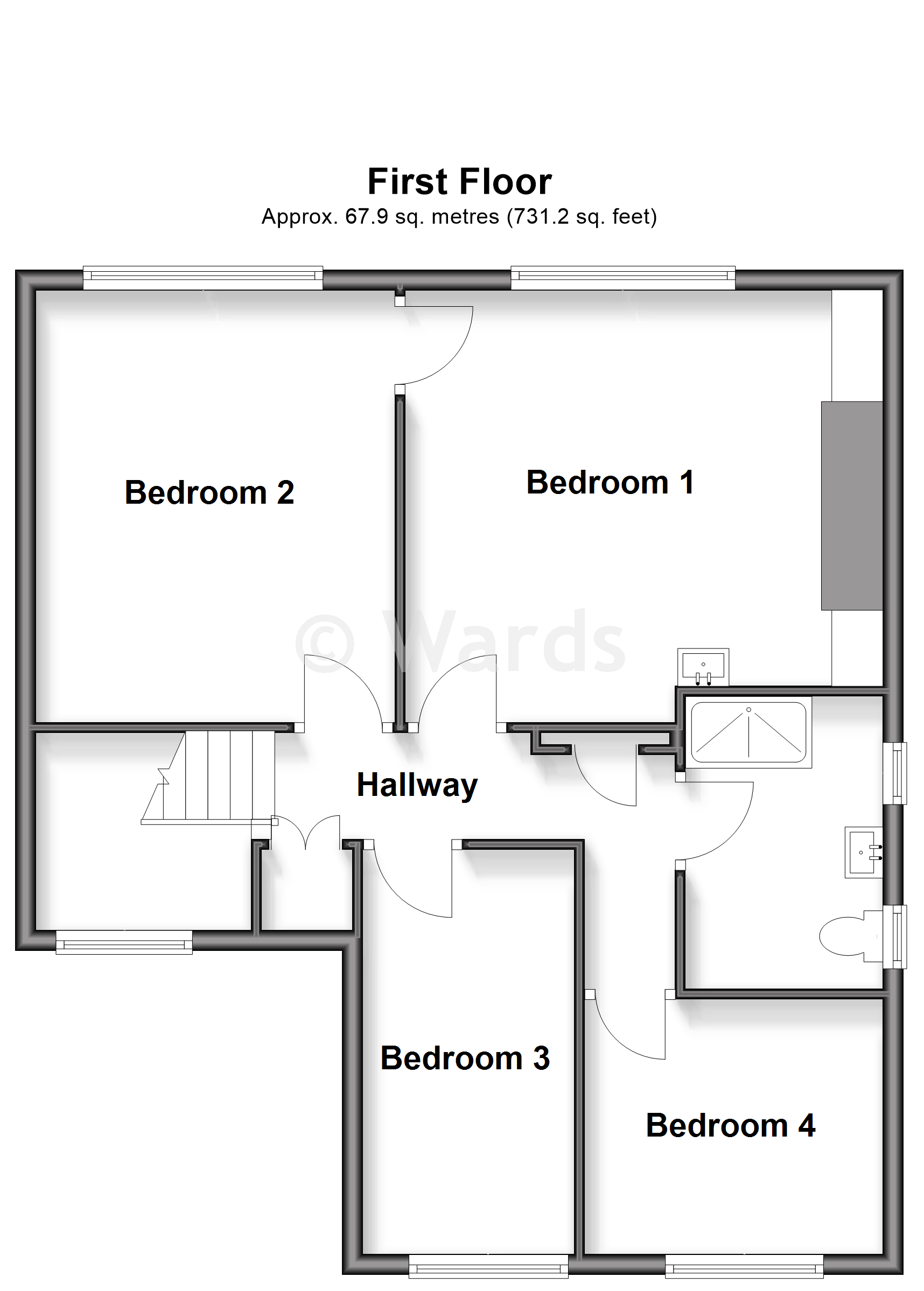 76, Seabrook Road, Hythe floorplan