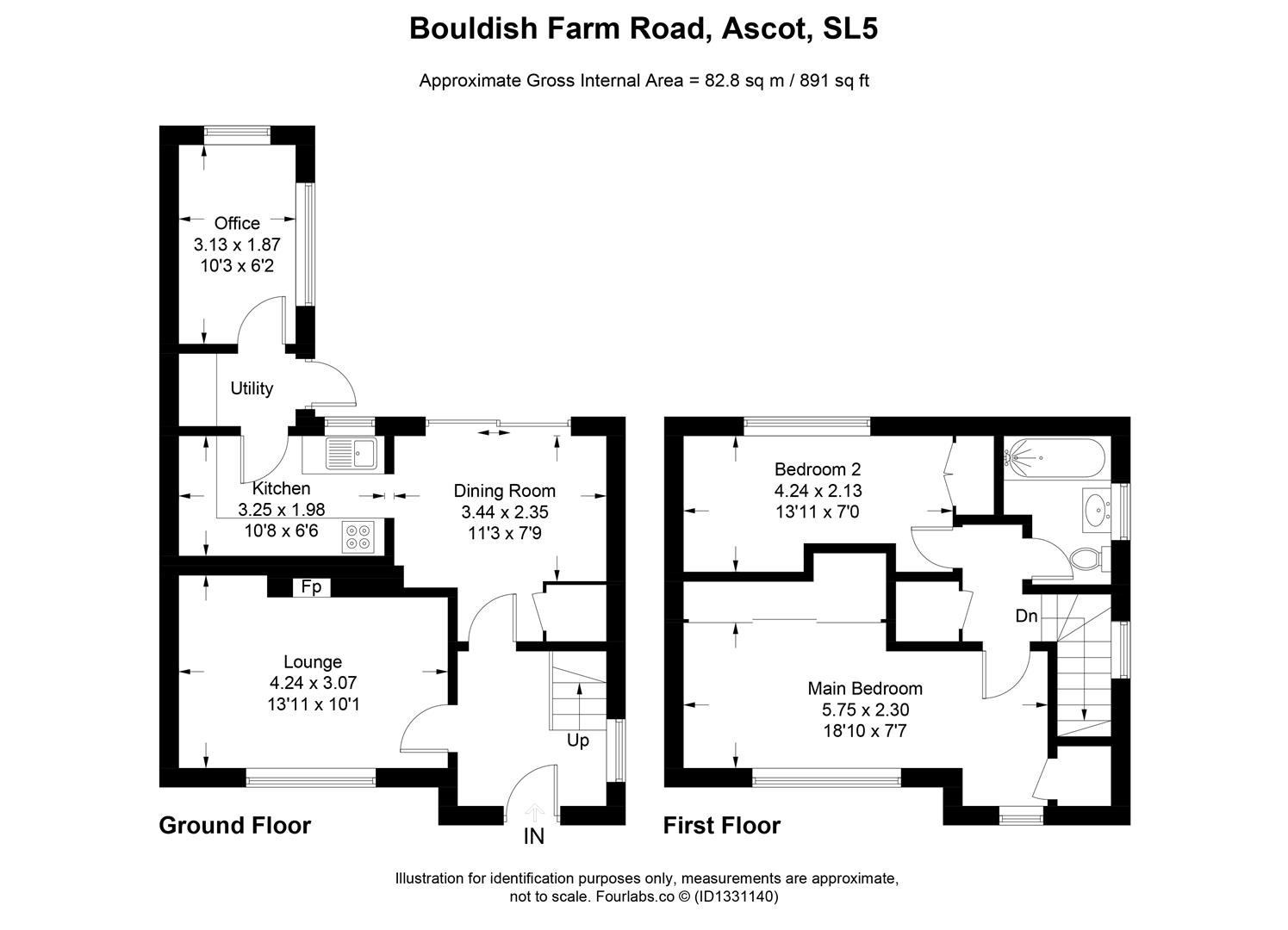 107, Bouldish Farm Road, Ascot floorplan